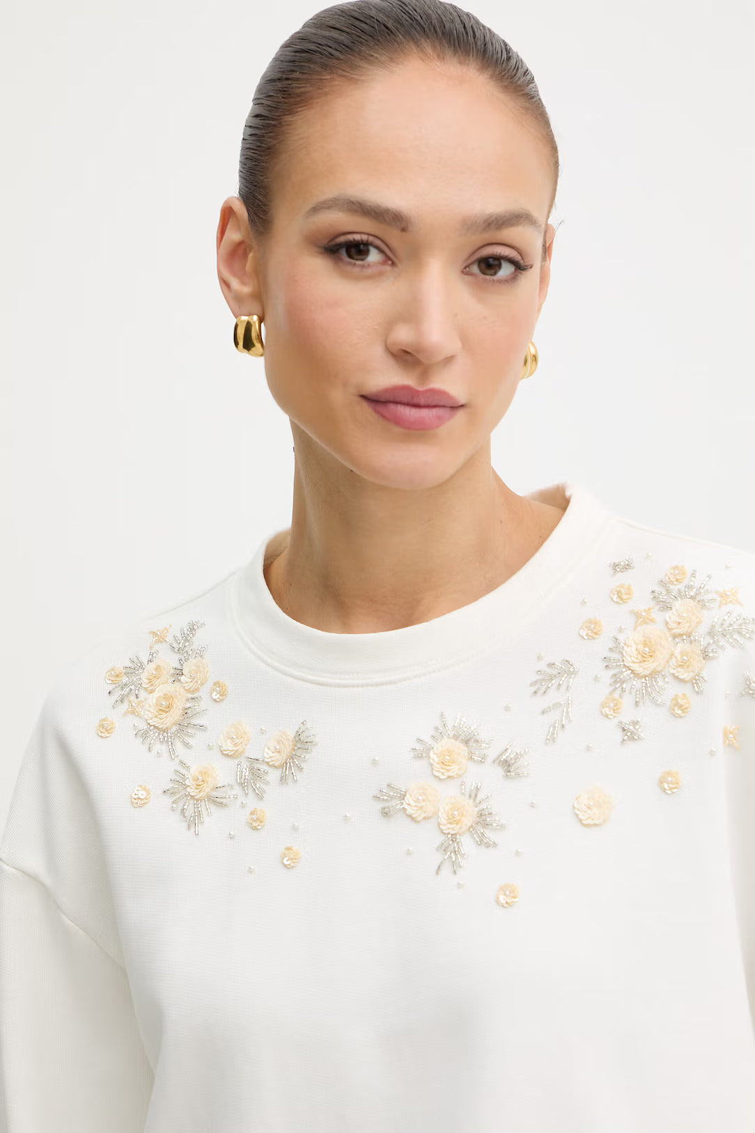 ΦΟΥΤΕΡ ΜΠΛΟΥΖΑ ΜΕ ΑΝΑΓΛΥΦΟ ΚΕΝΤΗΜΑ TWINSET