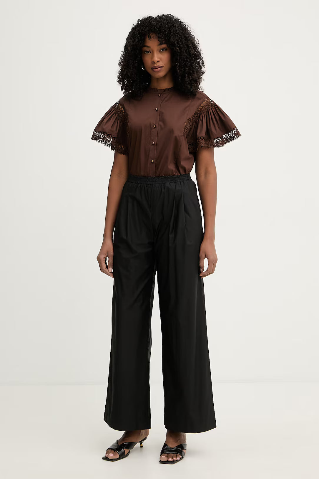 ΒΑΜΒΑΚΕΡΟ ΜΠΟΥΚΑΜΙΣΟ ΜΕ ΒΟΛΑΝ TWINSET