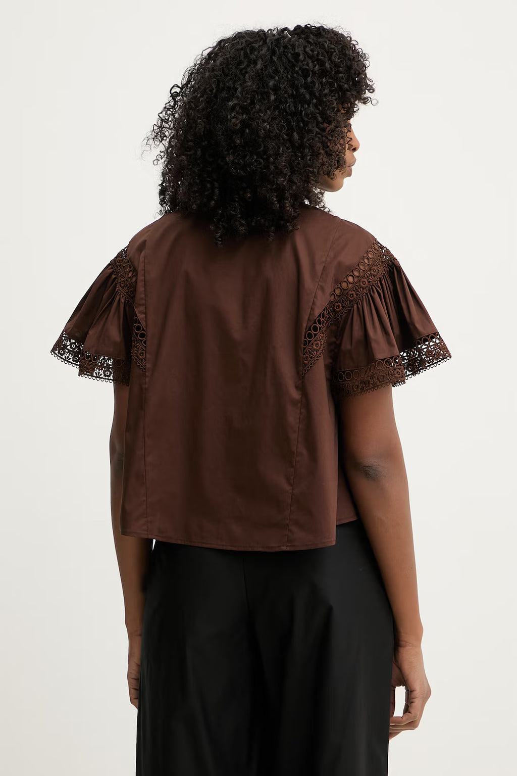 ΒΑΜΒΑΚΕΡΟ ΜΠΟΥΚΑΜΙΣΟ ΜΕ ΒΟΛΑΝ TWINSET