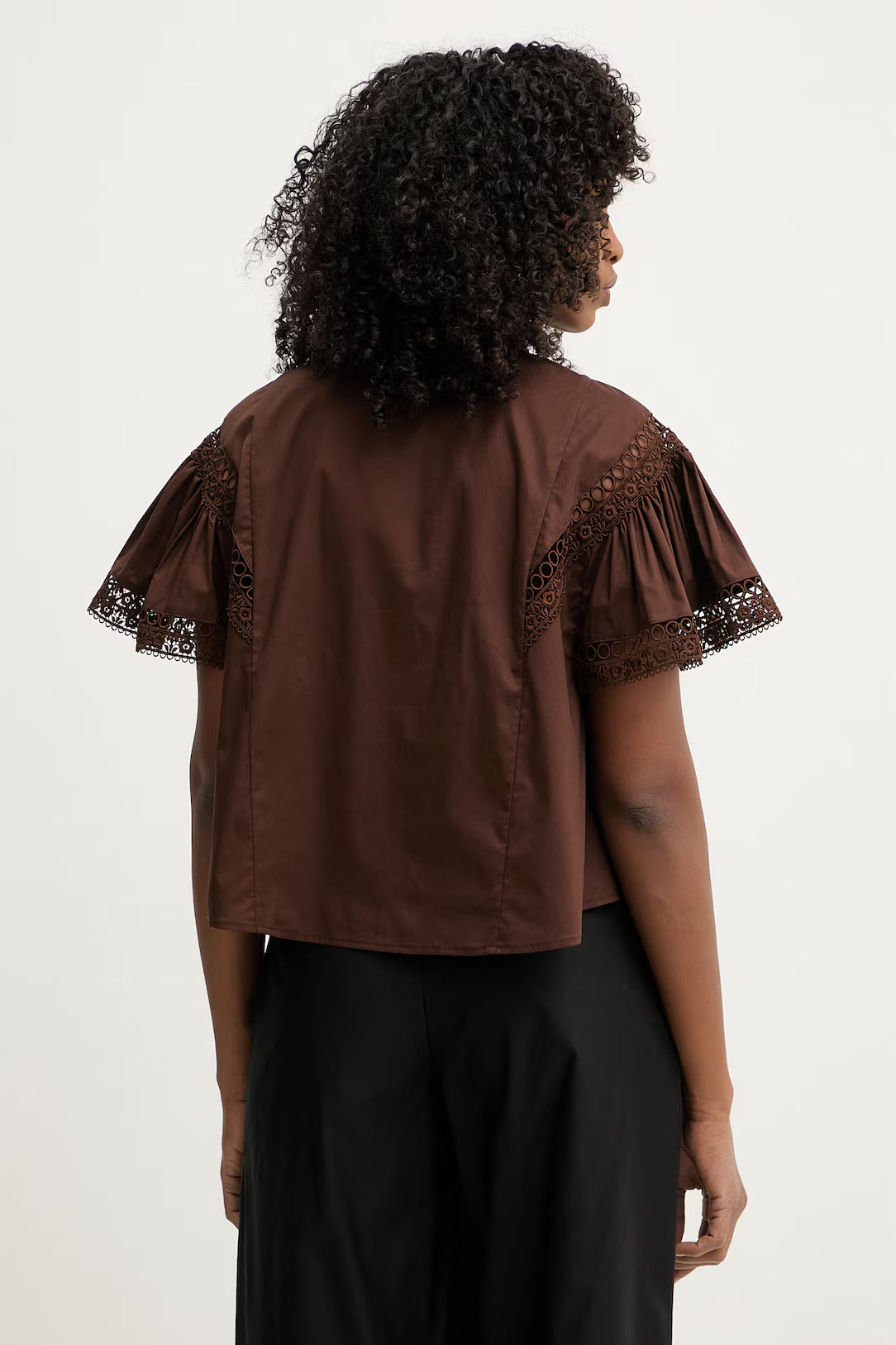 ΒΑΜΒΑΚΕΡΟ ΜΠΟΥΚΑΜΙΣΟ ΜΕ ΒΟΛΑΝ TWINSET