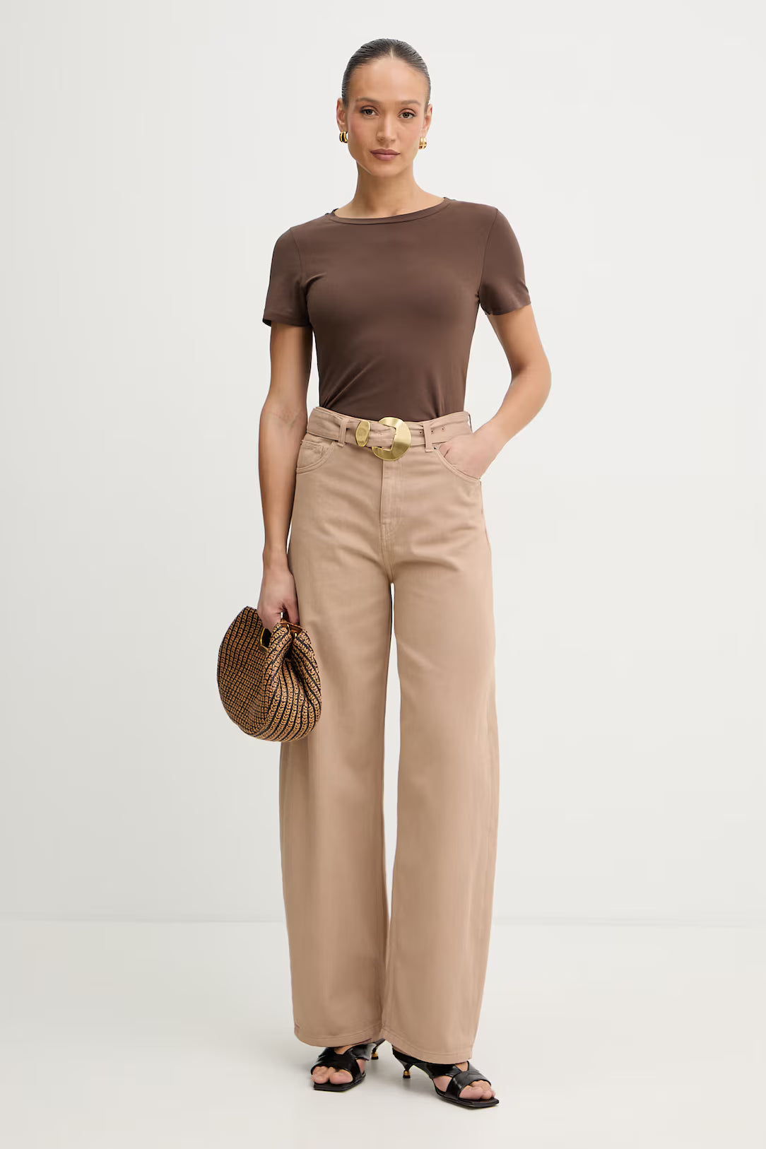 ΤΖΙΝ ΜΕ ΖΩΝΗ ΚΑΙ ΜΑΞΙ ΧΡΥΣΗ ΑΓΡΑΦΑ TWINSET