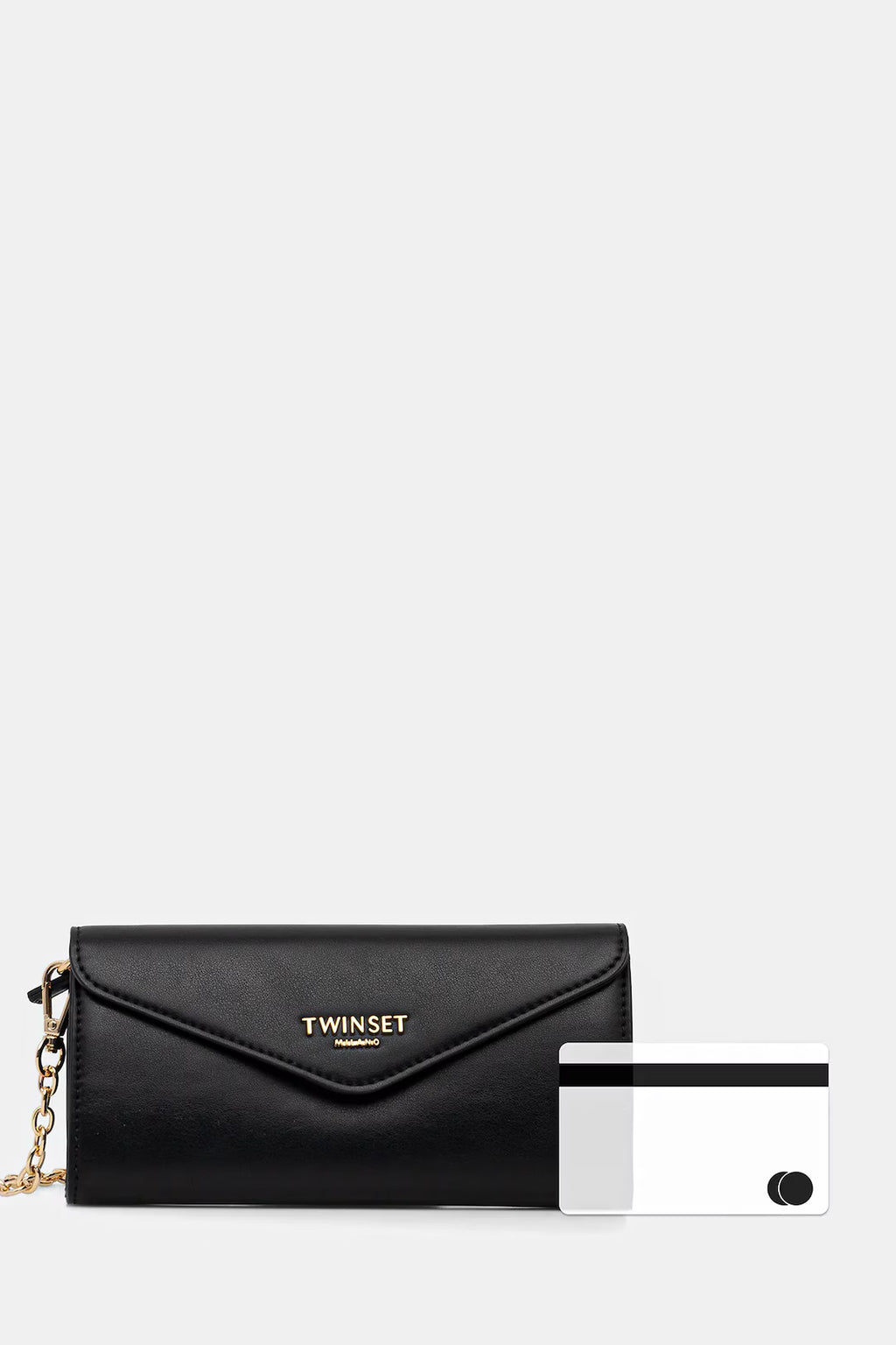 ΠΟΡΤΟΦΟΛΙ ΜΕ ΑΛΥΣΙΔΑ (BLACK) TWINSET