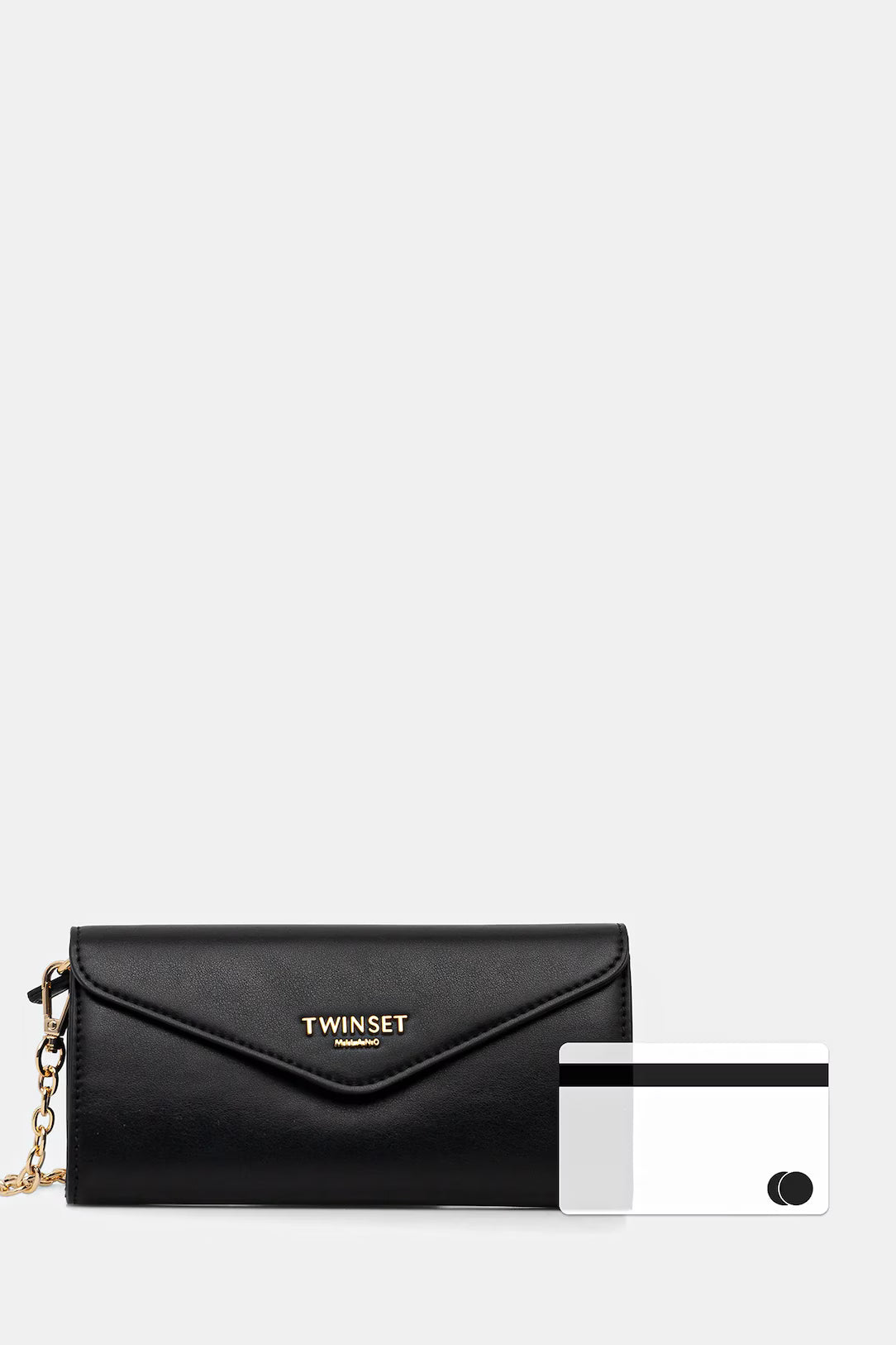 ΠΟΡΤΟΦΟΛΙ ΜΕ ΑΛΥΣΙΔΑ (BLACK) TWINSET