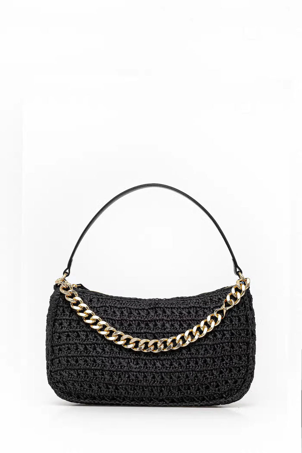 ΜΕΓΑΛΗ 'LILIAN' ΜΑΚΡΑΜΕ ΤΣΑΝΤΑ (BLACK) TWINSET