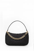 ΜΕΓΑΛΗ 'LILIAN' ΜΑΚΡΑΜΕ ΤΣΑΝΤΑ (BLACK) TWINSET
