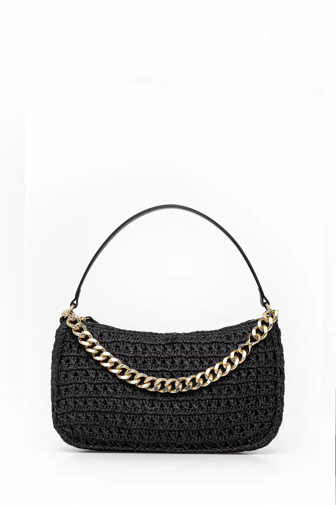 ΜΕΓΑΛΗ 'LILIAN' ΜΑΚΡΑΜΕ ΤΣΑΝΤΑ (BLACK) TWINSET