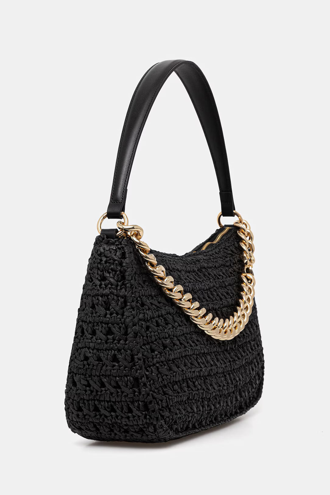 ΜΕΓΑΛΗ 'LILIAN' ΜΑΚΡΑΜΕ ΤΣΑΝΤΑ (BLACK) TWINSET