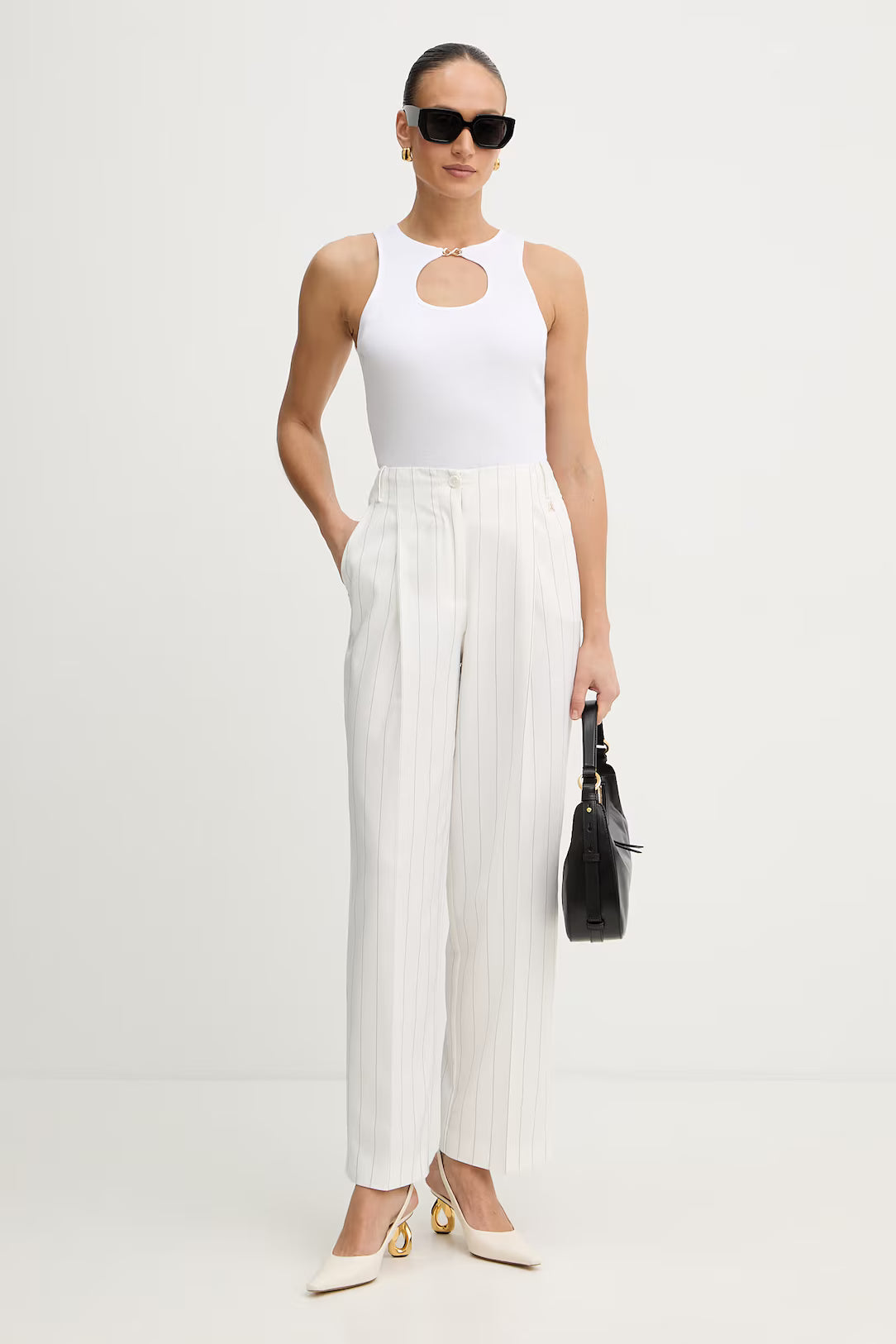 ΒΑΜΒΑΚΕΡΟ ΤΟΠ (WHITE) TWINSET