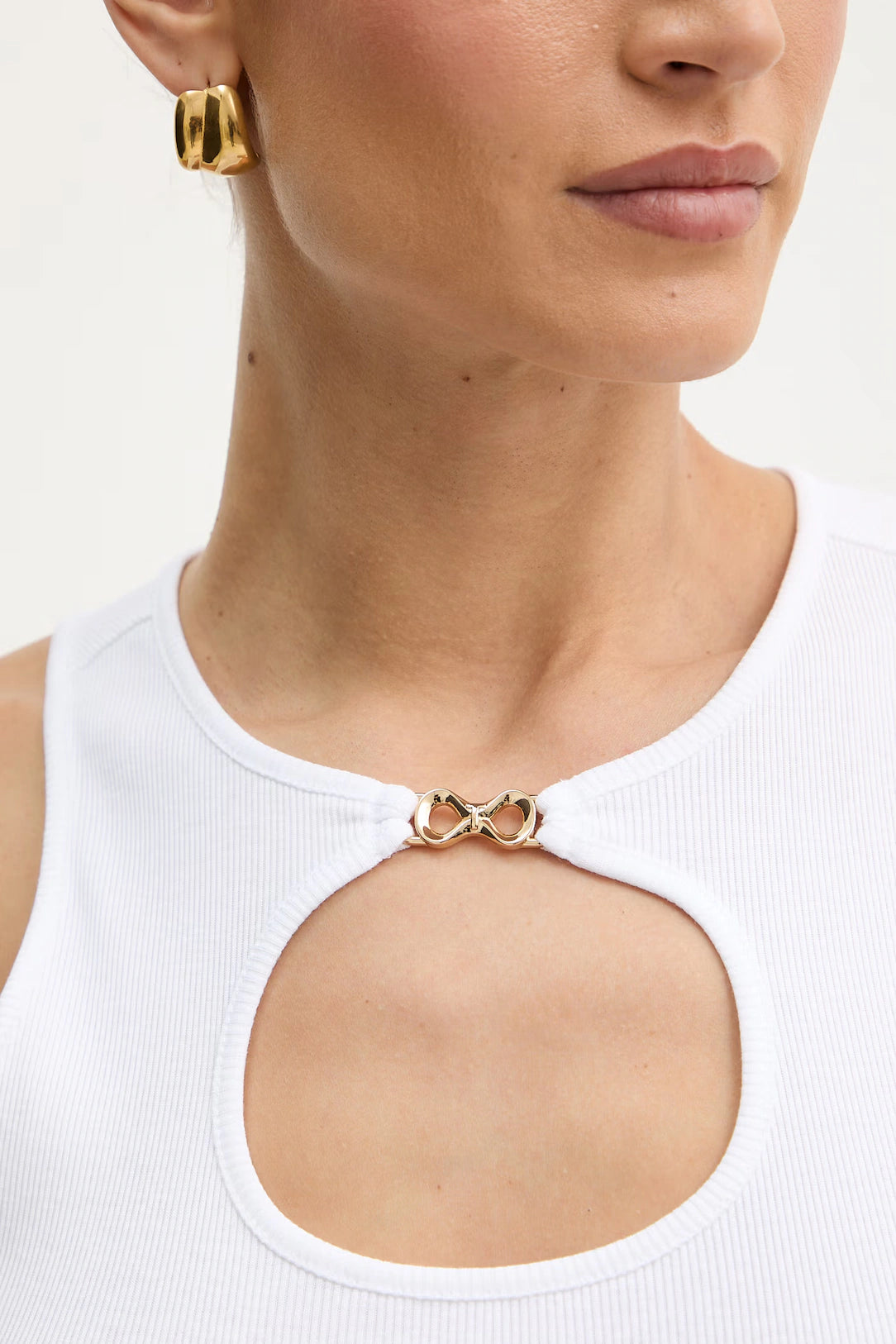 ΒΑΜΒΑΚΕΡΟ ΤΟΠ (WHITE) TWINSET