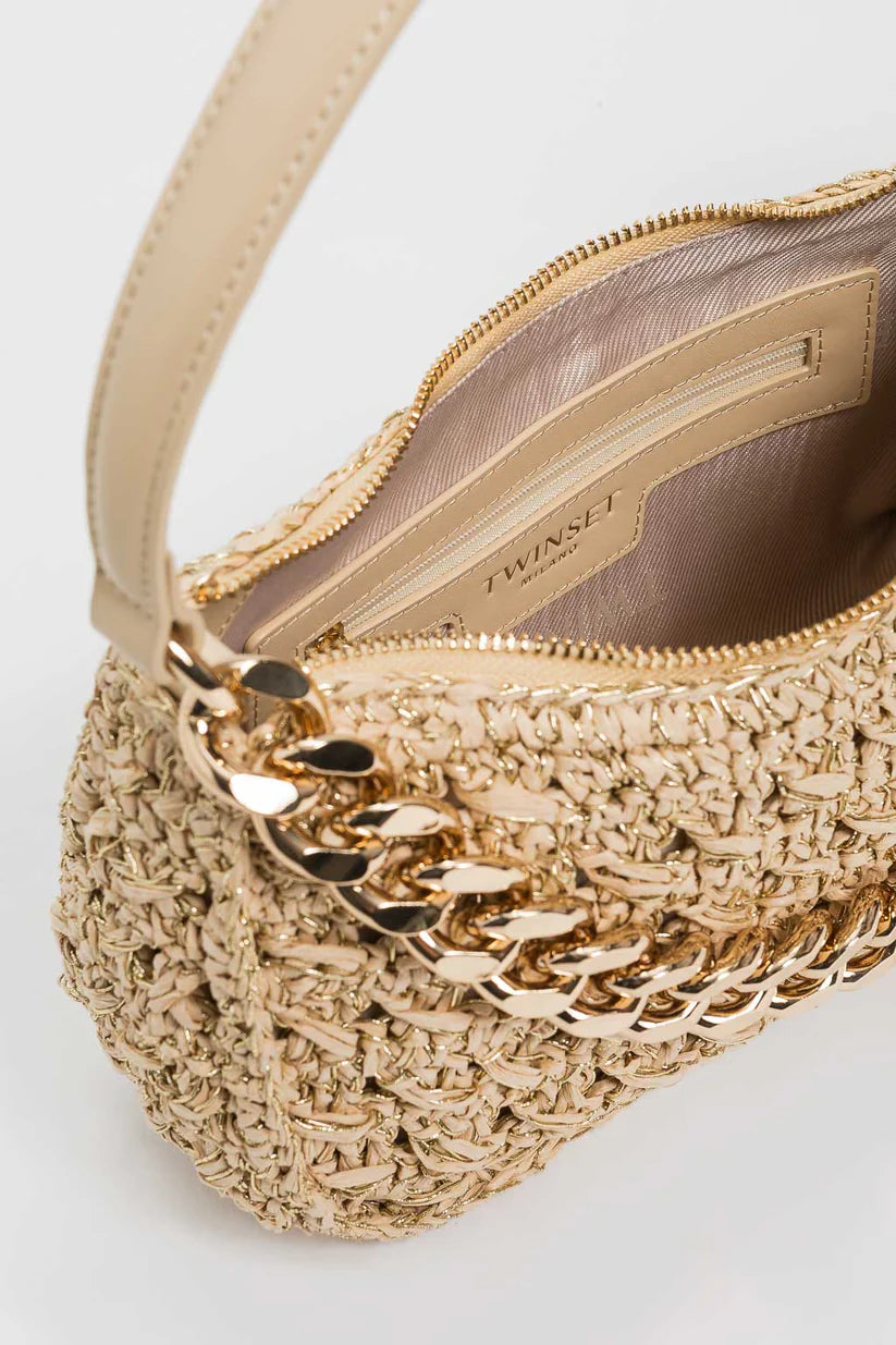 'LILIAN' ΜΑΚΡΑΜΕ ΜΕΣΑΙΑ ΤΣΑΝΤΑ (PAGLIA) TWINSET