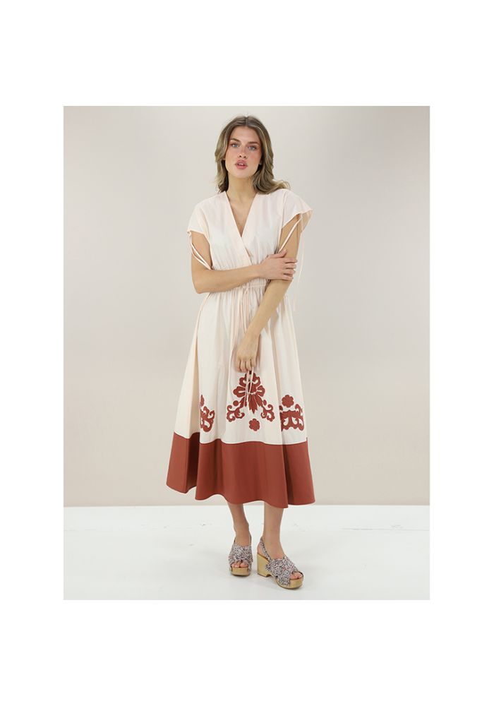 MIDI ΦΟΡΕΜΑ ΜΕ ΦΛΟΡΑΛ ΛΕΠΤΟΜΕΡΕΙΕΣ TWINSET