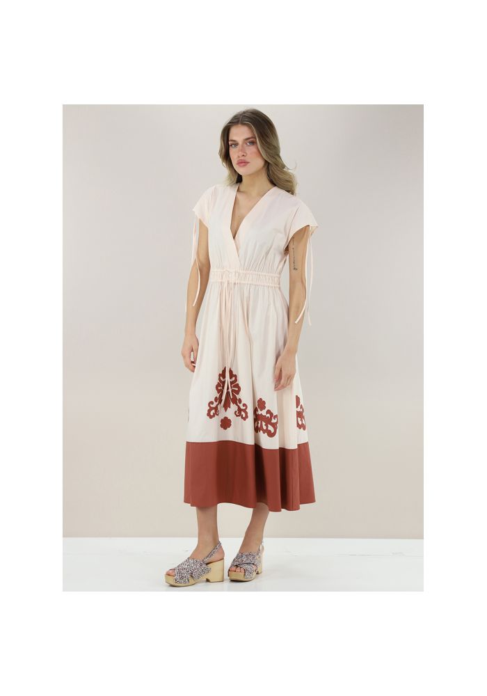 MIDI ΦΟΡΕΜΑ ΜΕ ΦΛΟΡΑΛ ΛΕΠΤΟΜΕΡΕΙΕΣ TWINSET