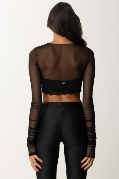 LENA CROPPED TOP ΑΠΟ ΤΟΥΛΙ ANIYE BY