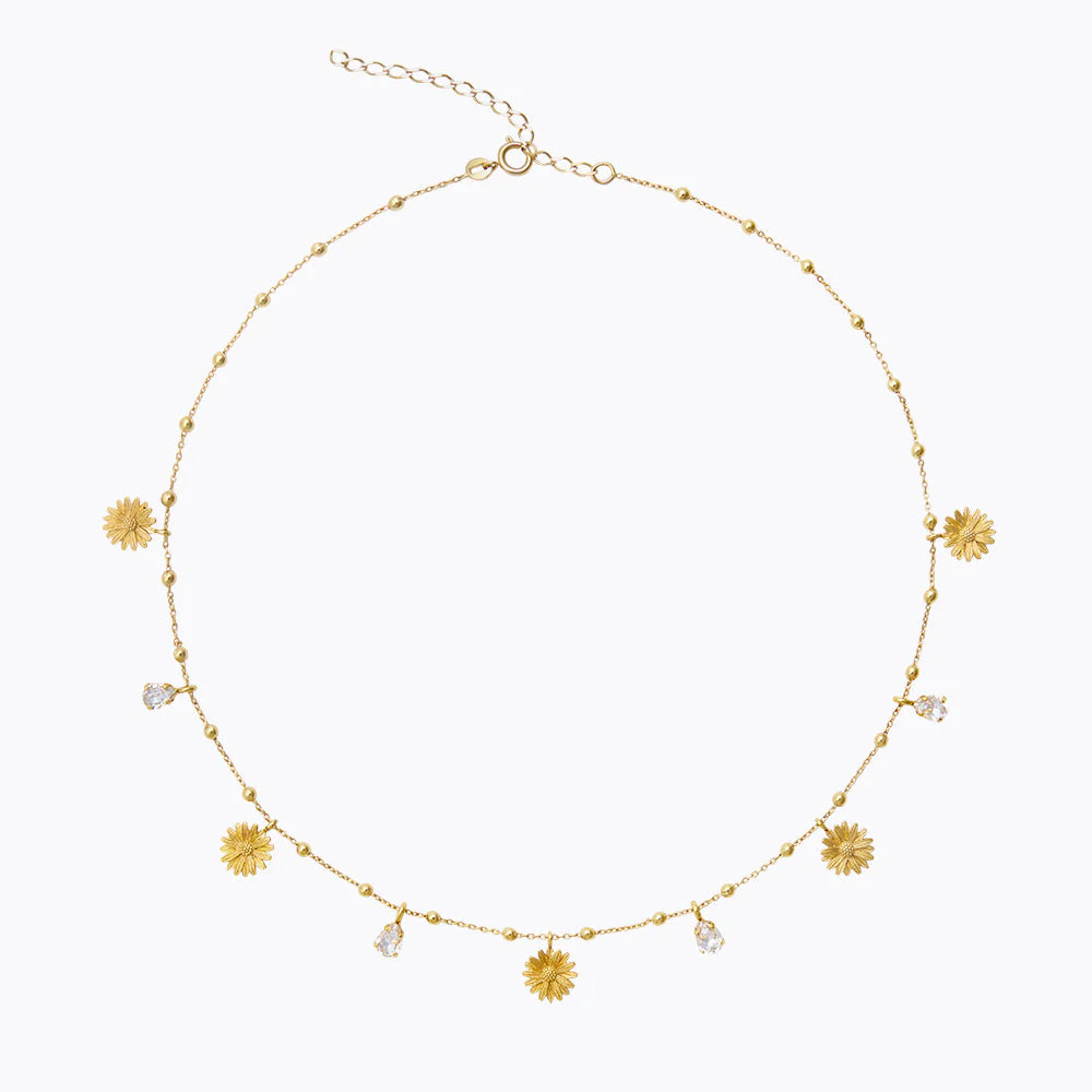 DAISY MULTI NECKLACE / CRYSTAL CAROLINE SVEBDBOM