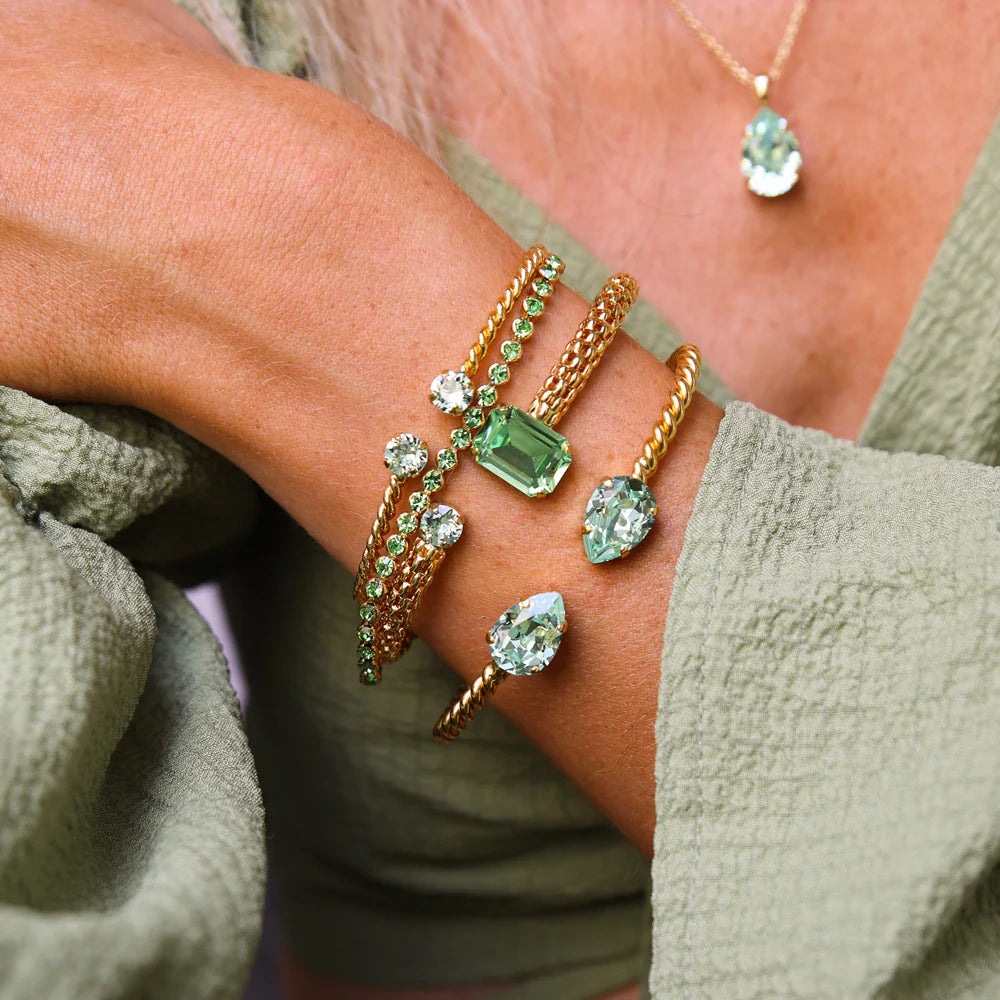 ΒΡΑΧΙΟΛΙ MINI DROP/ CHRYSOLITE  CAROLINE SVEBDBOM