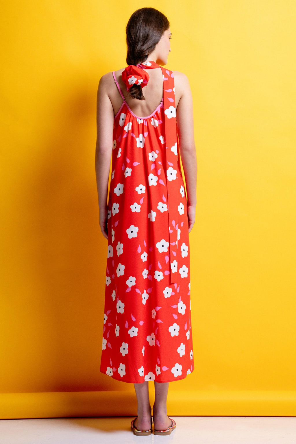 ALMA' ΜΙΝΤΙ ΦΟΡΕΜΑ (RED/DAISIES) MAMOUSH