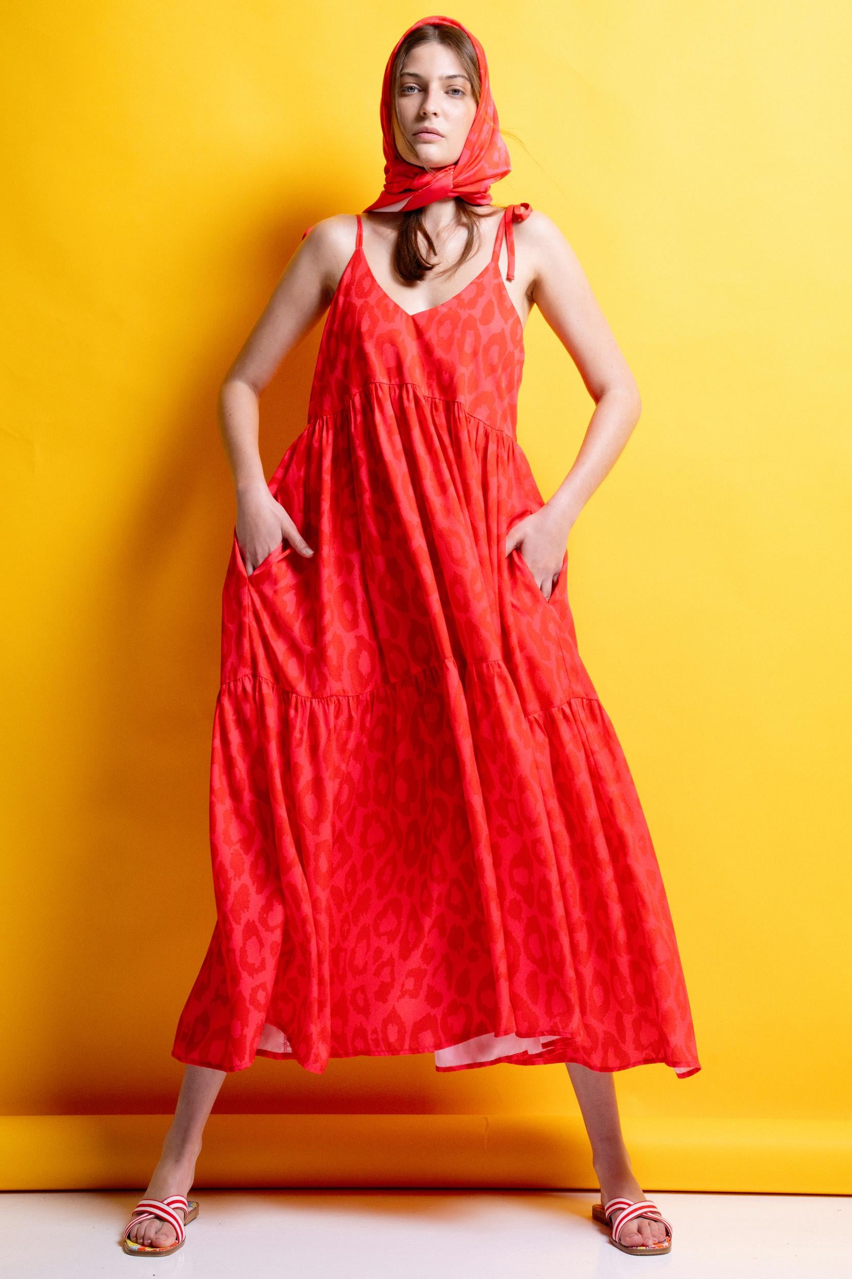 DANNA' ΜΙΝΤΙ ΦΟΡΕΜΑ (PINK/ANIMAL PRINT) MAMOUSH