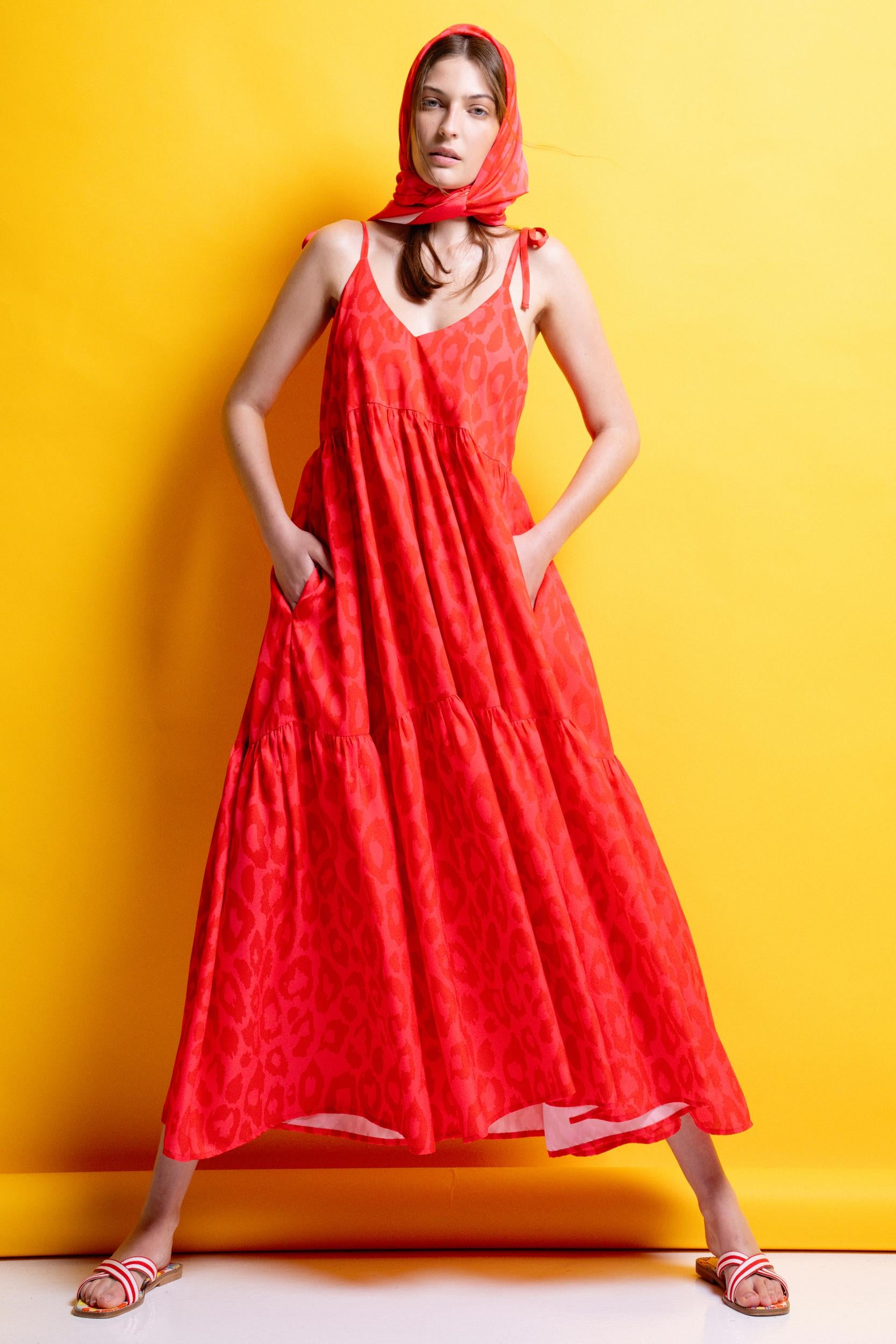 DANNA' ΜΙΝΤΙ ΦΟΡΕΜΑ (PINK/ANIMAL PRINT) MAMOUSH