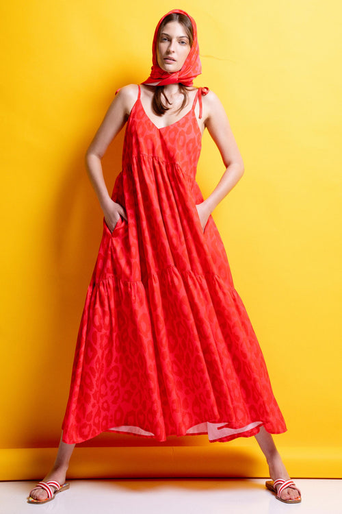 DANNA' ΜΙΝΤΙ ΦΟΡΕΜΑ (PINK/ANIMAL PRINT) MAMOUSH