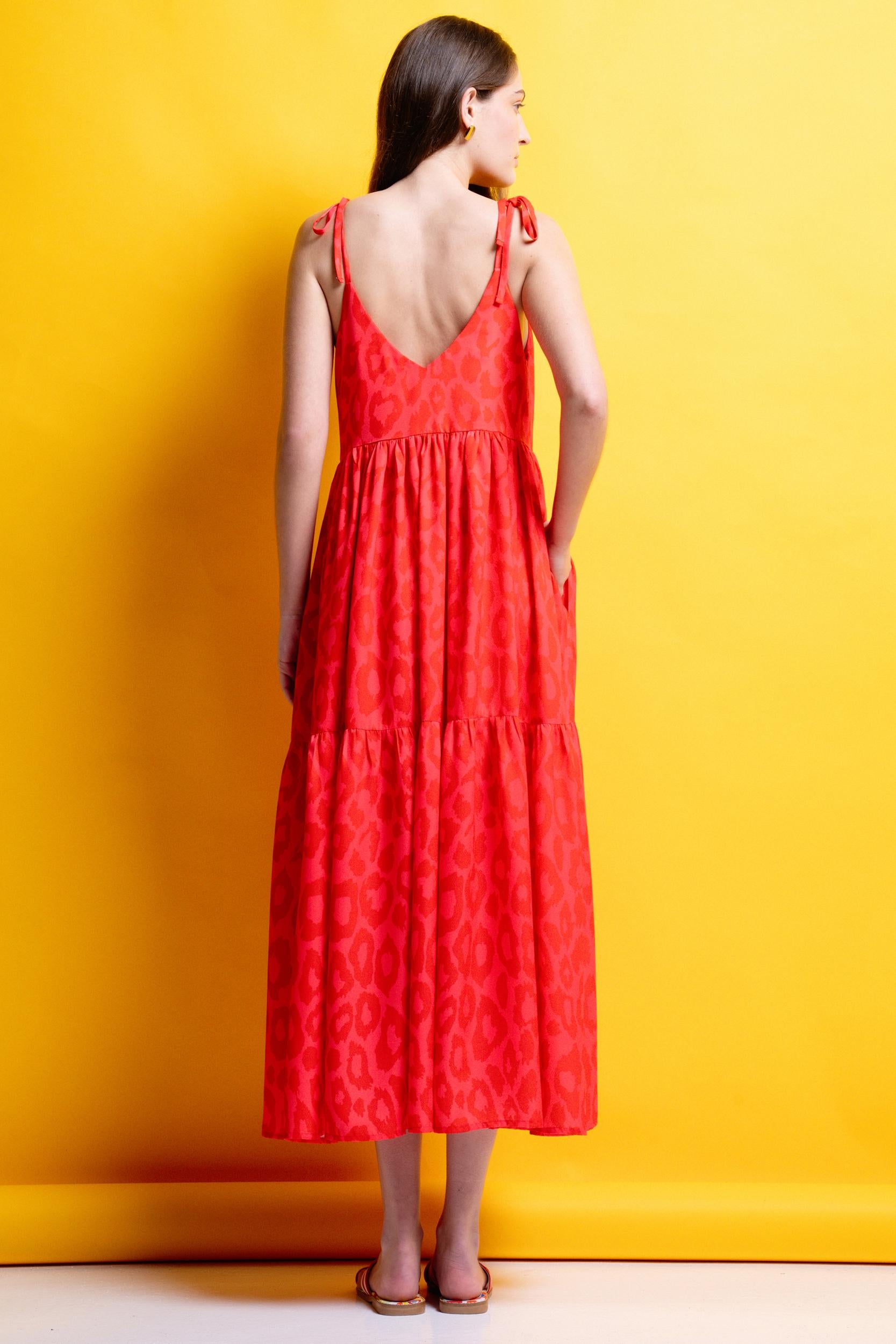 DANNA' ΜΙΝΤΙ ΦΟΡΕΜΑ (PINK/ANIMAL PRINT) MAMOUSH