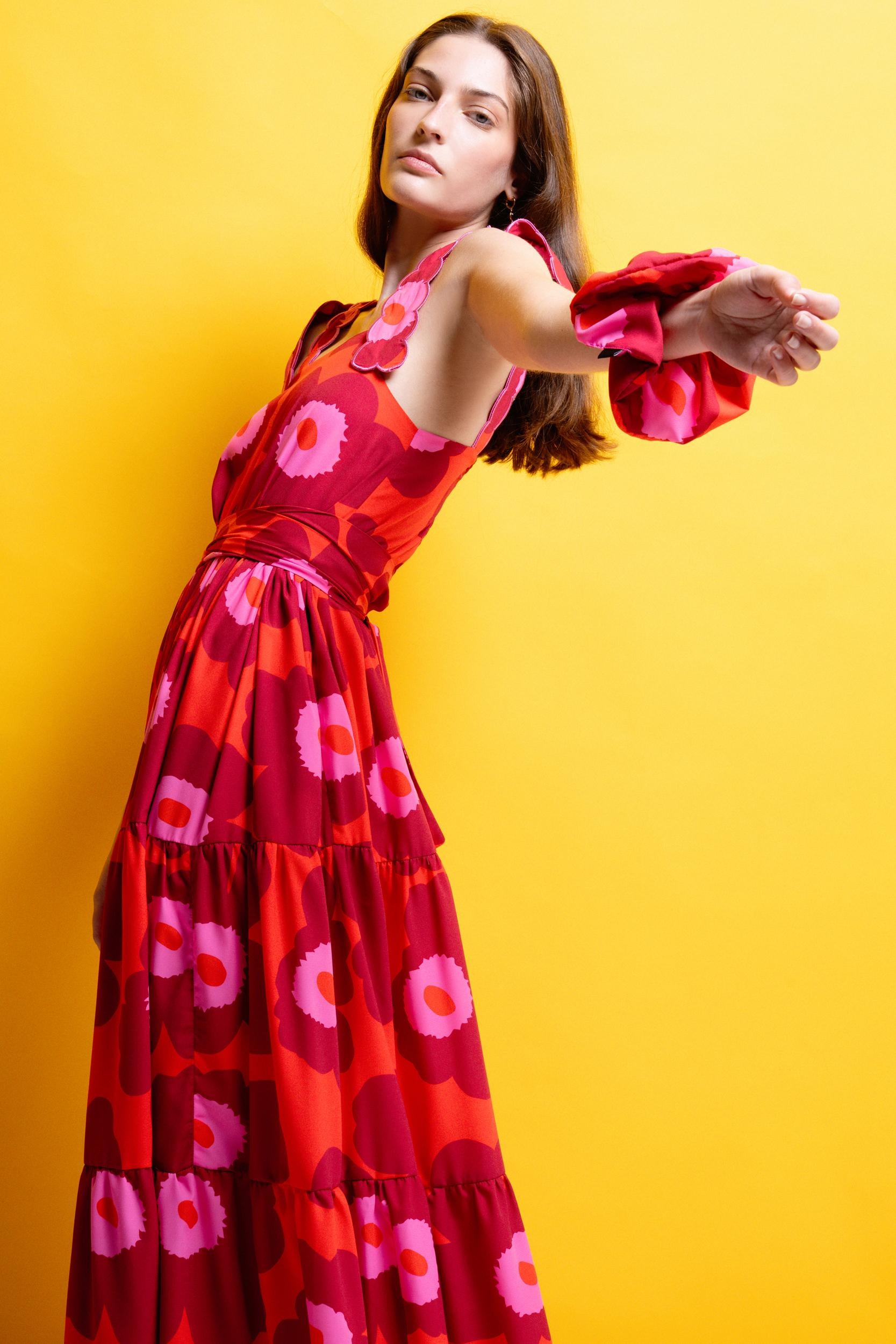 ALIKY' ΜΙΝΤΙ ΦΟΡΕΜΑ ΜΕ ΚΕΝΤΗΜΕΝΕΣ ΤΙΡΑΝΤΕΣ MAMOUSH