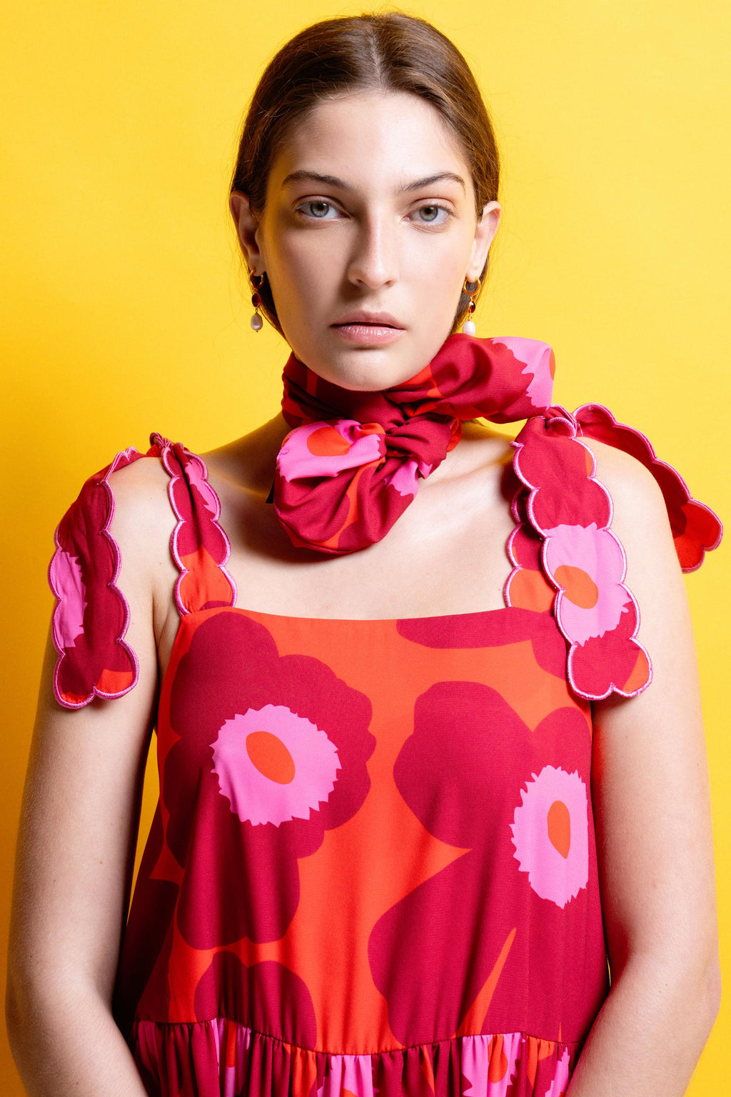 ALIKY' ΜΙΝΤΙ ΦΟΡΕΜΑ ΜΕ ΚΕΝΤΗΜΕΝΕΣ ΤΙΡΑΝΤΕΣ MAMOUSH