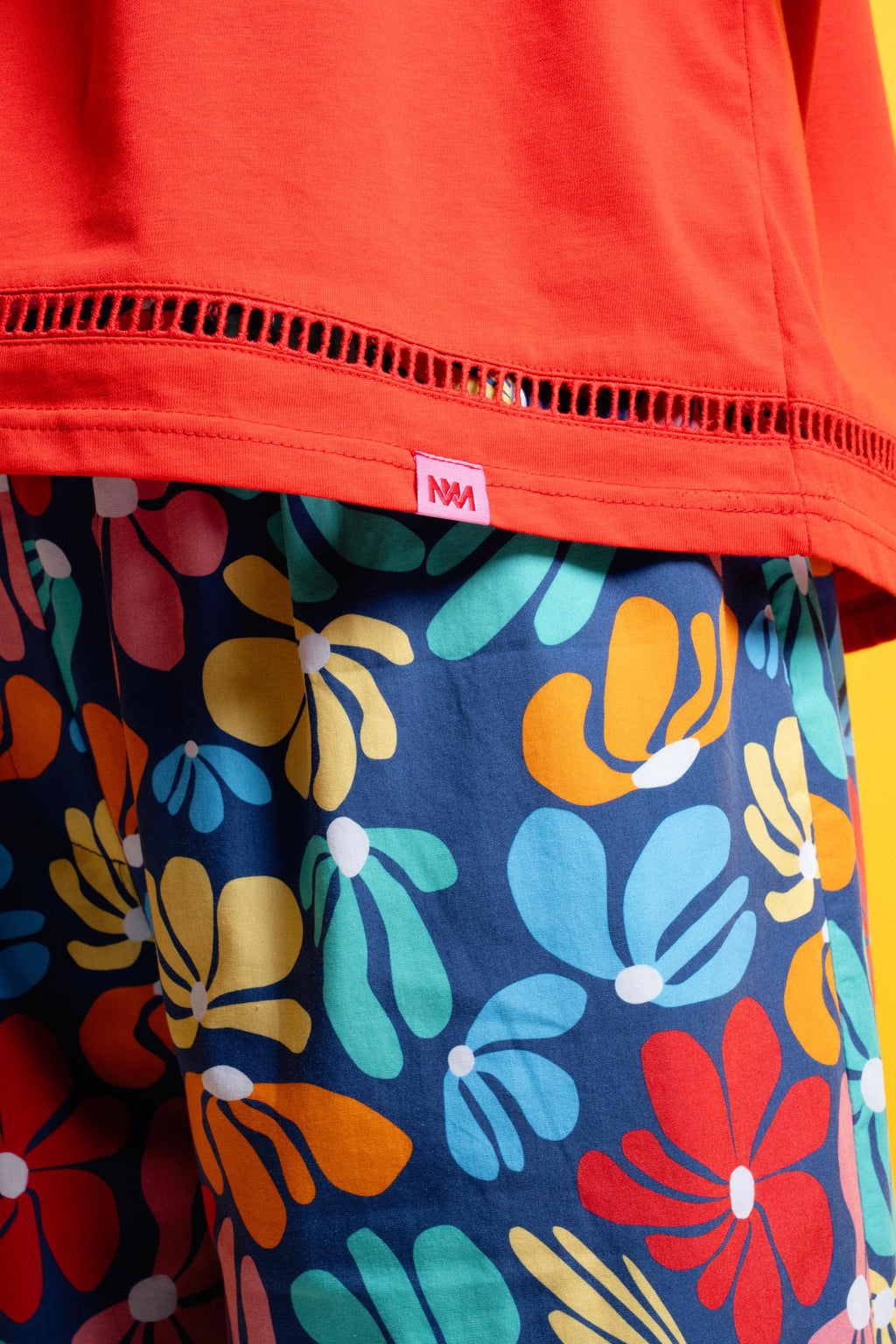 T-SHIRT ΜΟΝΟΧΡΩΜΑ (RED) MAMOUSH