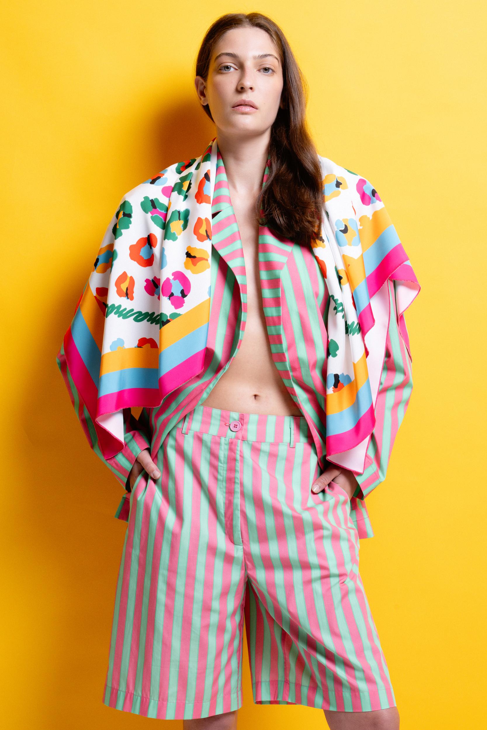 ALYSSA' ΜΑΝΤΗΛΙ-ΠΑΡΕΟ (ANIMAL PRINT) MAMOUSH