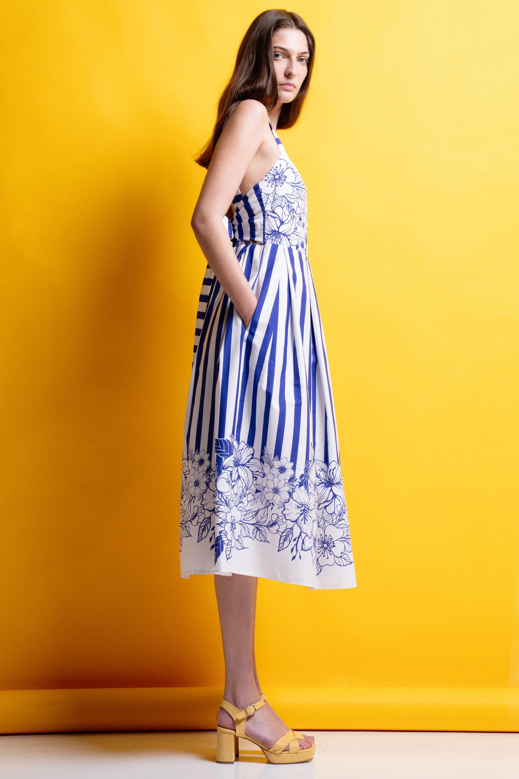 MIRA' ΡΙΓΕ ΜΙΝΤΙ ΦΟΡΕΜΑ (BLUE STRIPES) MAMOUSH