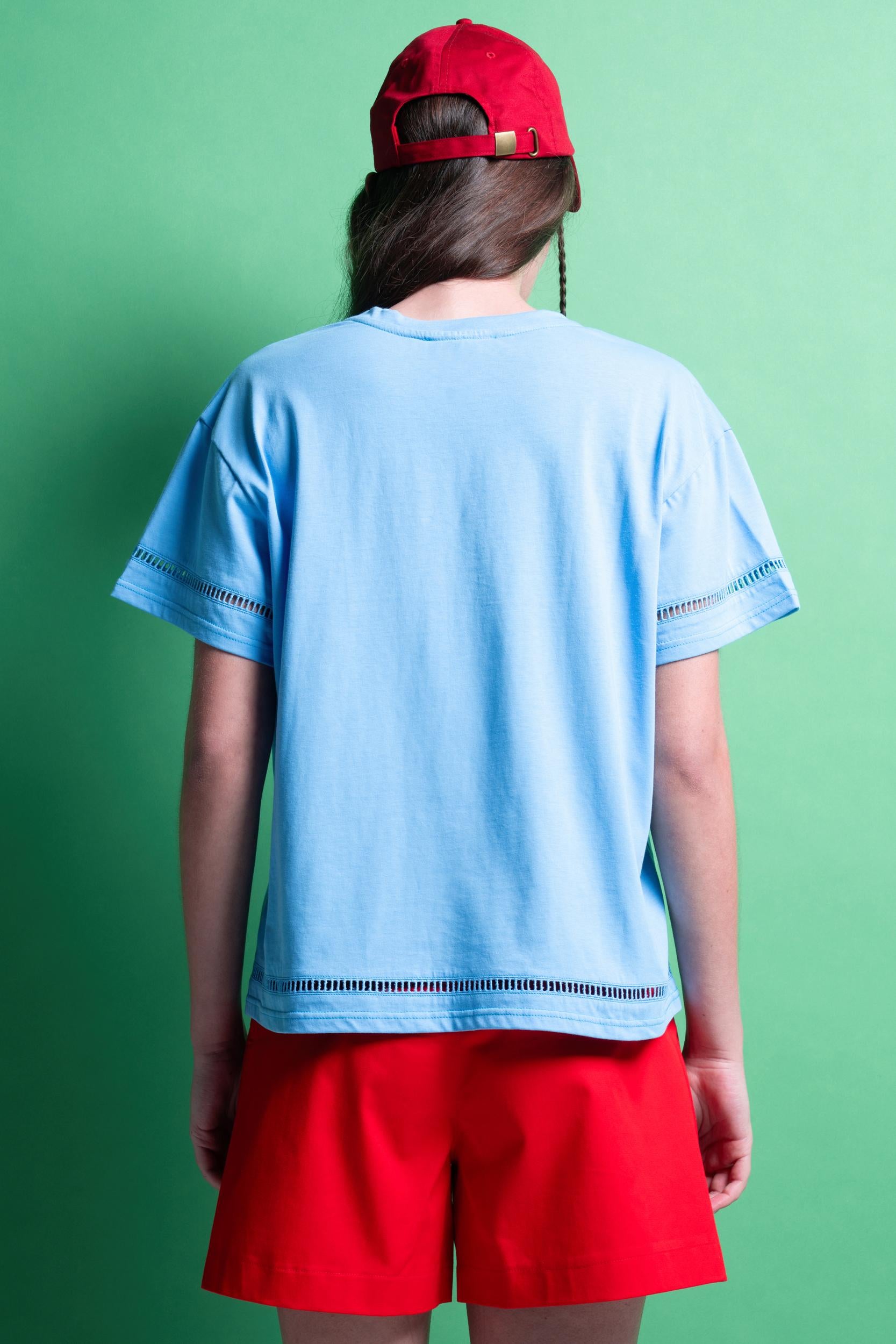 T-SHIRT ΜΟΝΟΧΡΩΜΑ (LIGHT BLUE) MAMOUSH