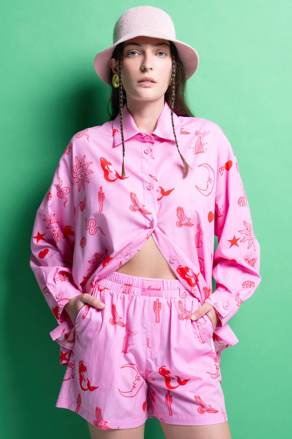 VIOLET' OVERSIZED ΑΣΥΜΜΕΤΡΟ ΠΟΥΚΑΜΙΣΟ MAMOUSH