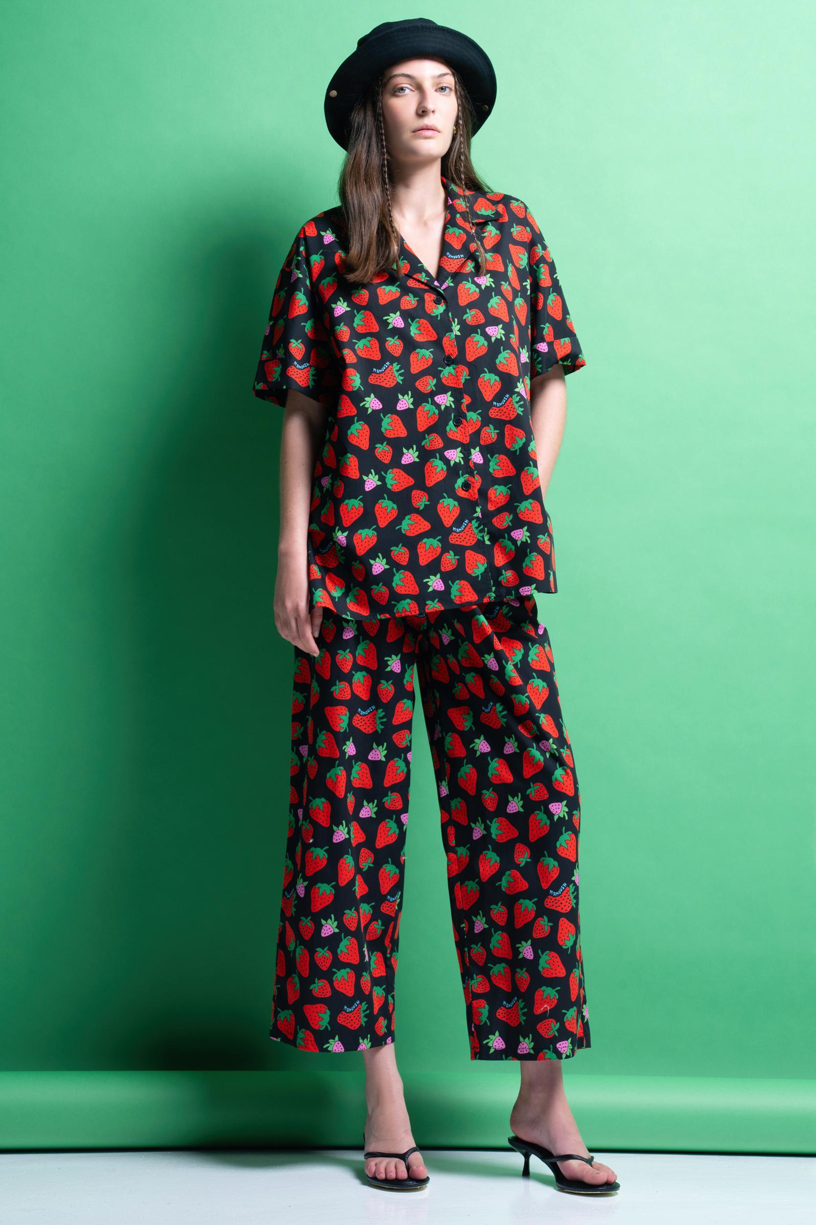 ‘POPPY’ ΒΑΜΒΑΚΕΡΟ ΠΟΥΚΑΜΙΣΟ (STRAWBERRIES) MAMOUSH