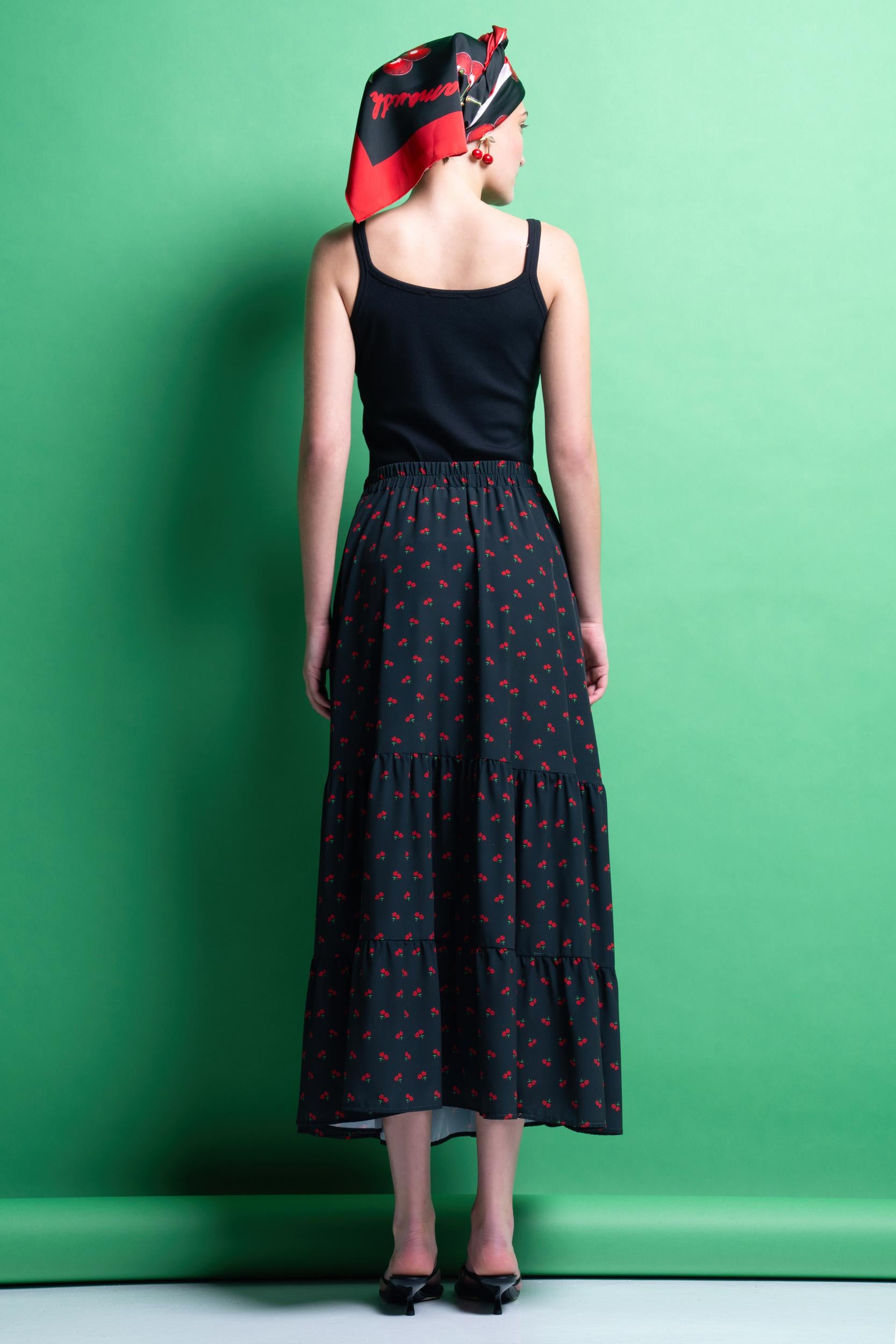 ‘ALAIA’ ΜΙΝΤΙ ΦΟΥΣΤΑ ΜΕ ΛΑΣΤΙΧΟ MAMOUSH