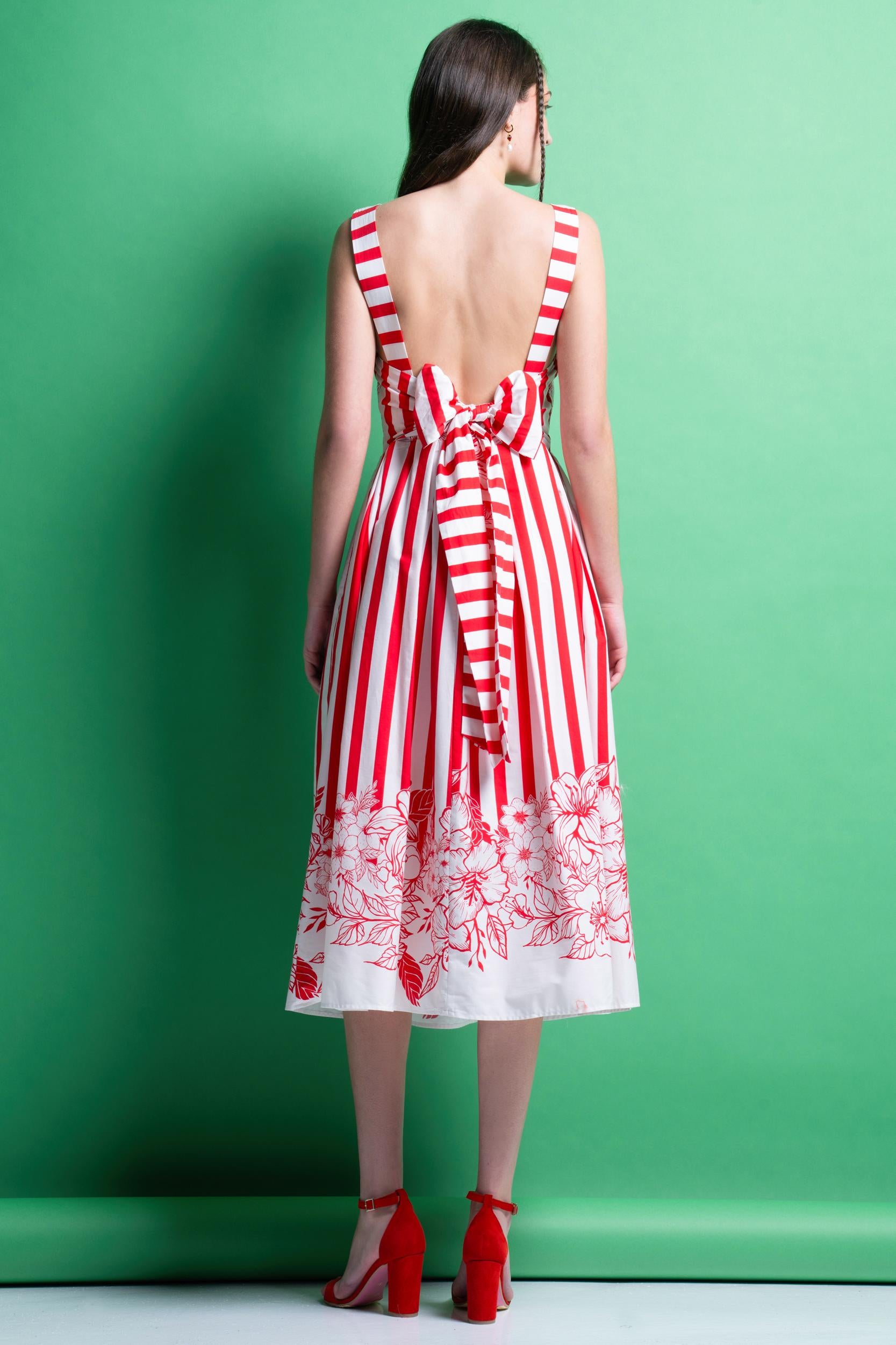 MIRA' ΡΙΓΕ ΜΙΝΤΙ ΦΟΡΕΜΑ (RED STRIPES) MAMOUSH