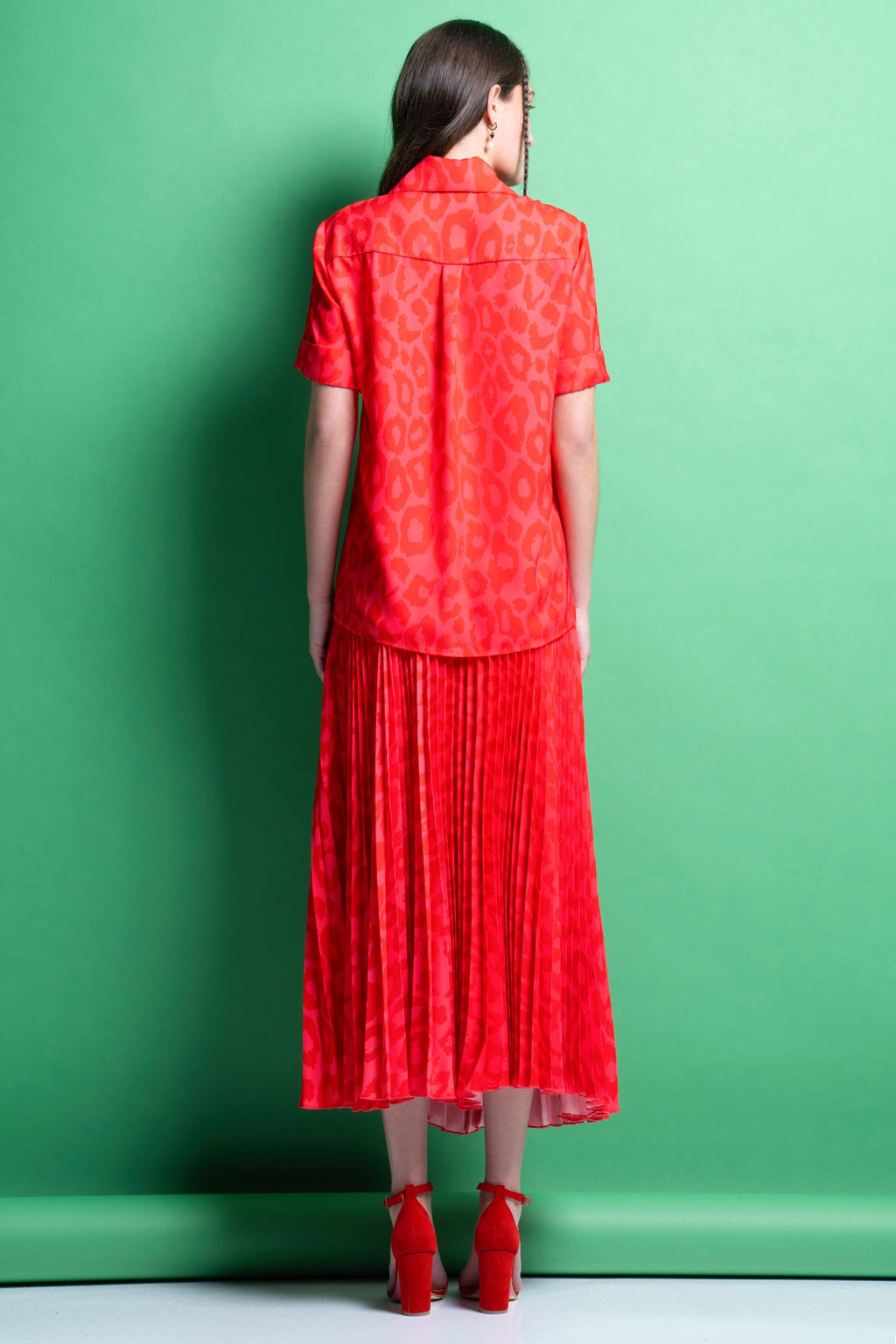 ‘REMI’ ΠΟΥΚΑΜΙΣΟ (PINK/ANIMAL PRINT) MAMOUSH