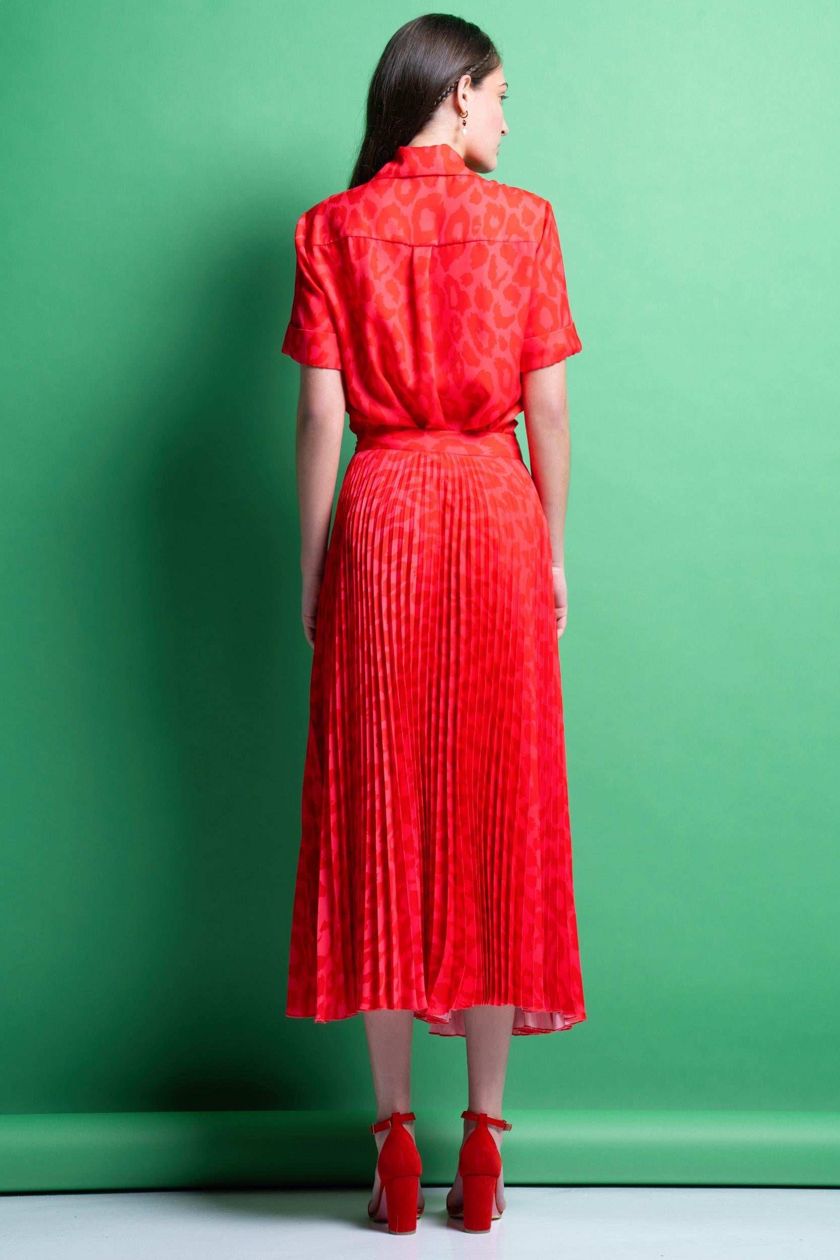 ‘REMI’ ΠΟΥΚΑΜΙΣΟ (PINK/ANIMAL PRINT) MAMOUSH