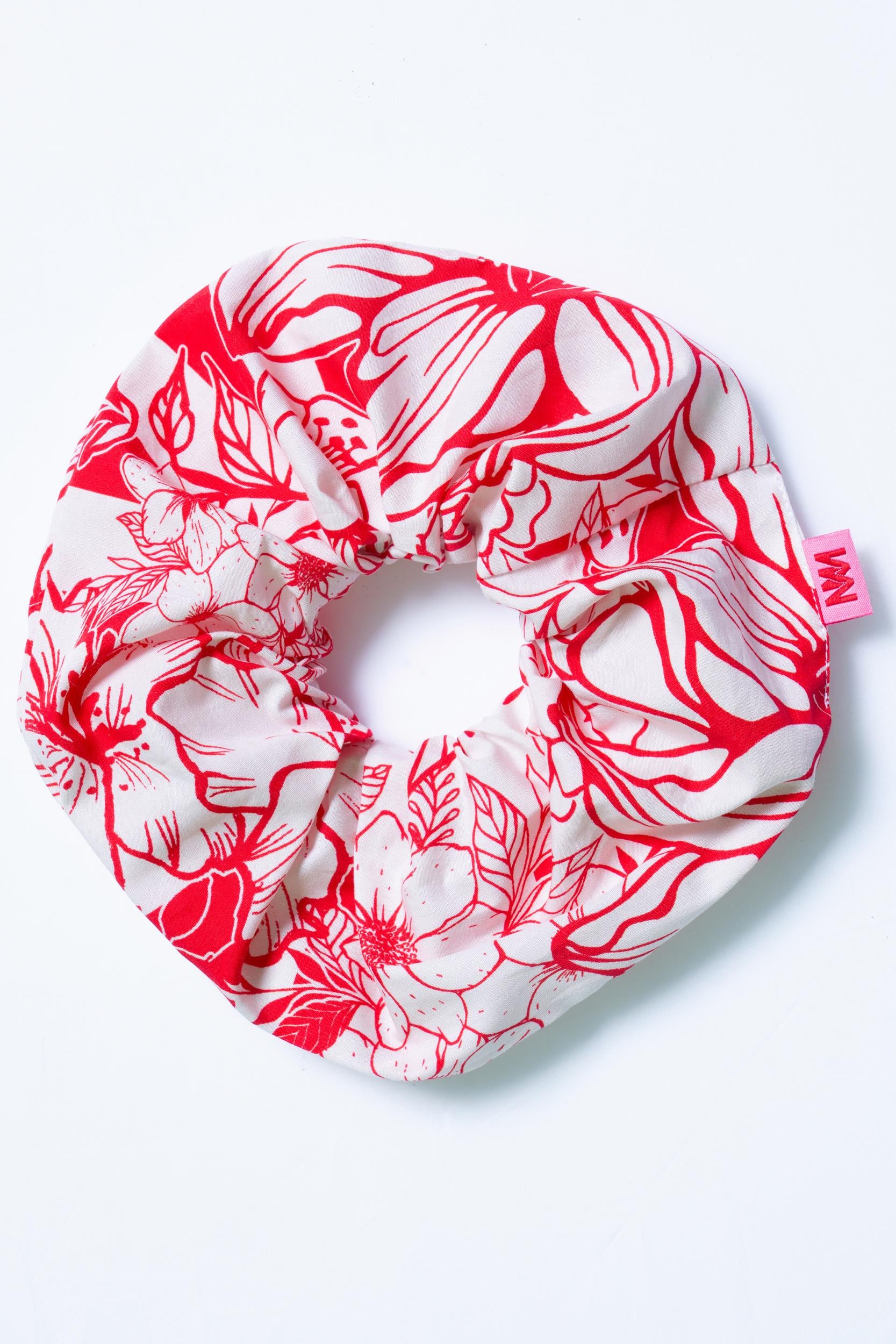 SCRUNCHIES (RED STRIPES) MAMOUSH