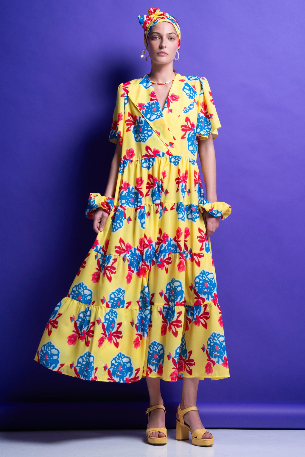 VALERIA' ΜΙΝΤΙ ΦΟΡΕΜΑ (YELLOW) MAMOUSH