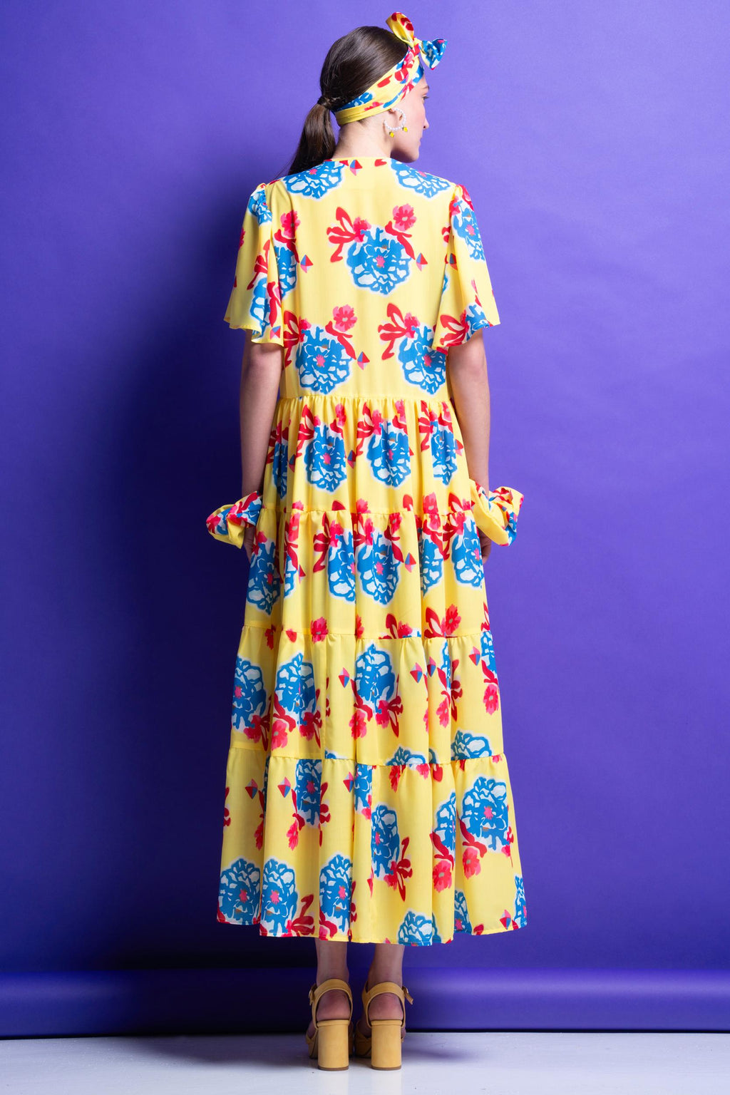 VALERIA' ΜΙΝΤΙ ΦΟΡΕΜΑ (YELLOW) MAMOUSH