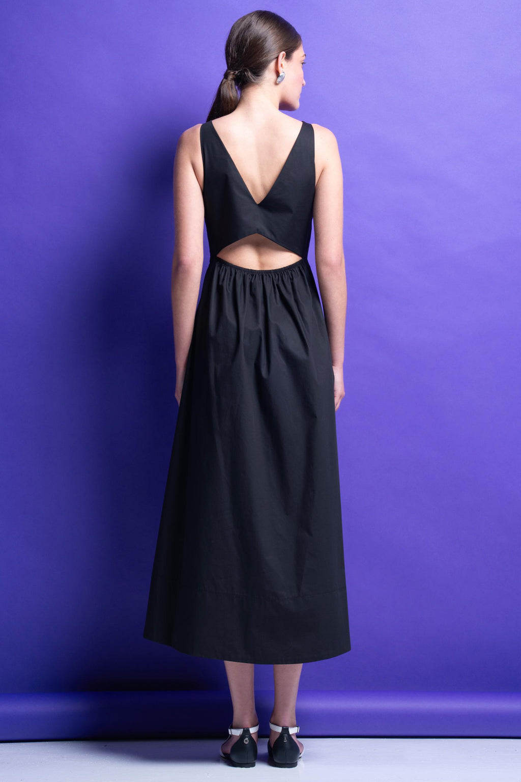 ‘VICTORIA’ ΒΑΜΒΑΚΕΡΟ ΜΙΝΤΙ ΦΟΡΕΜΑ (BLACK) MAMOUSH