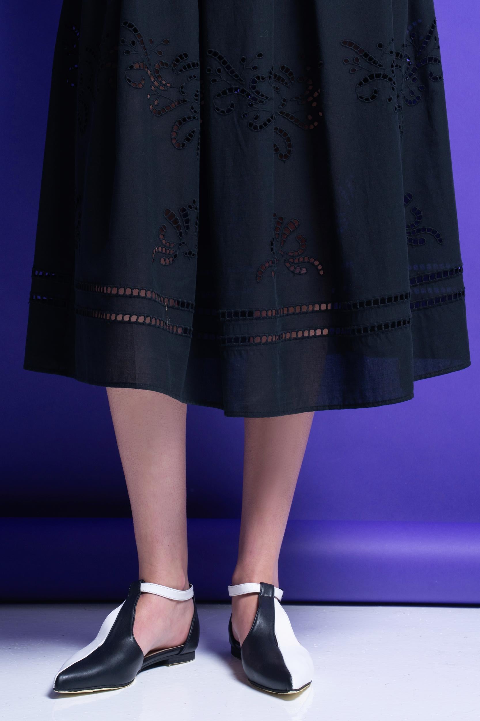 ‘KIMBERLY’ ΒΑΜΒΑΚΕΡΟ ΜΙΝΤΙ ΦΟΡΕΜΑ ΜΕ ΚΕΝΤΗΜΑ (BLACK) MAMOUSH