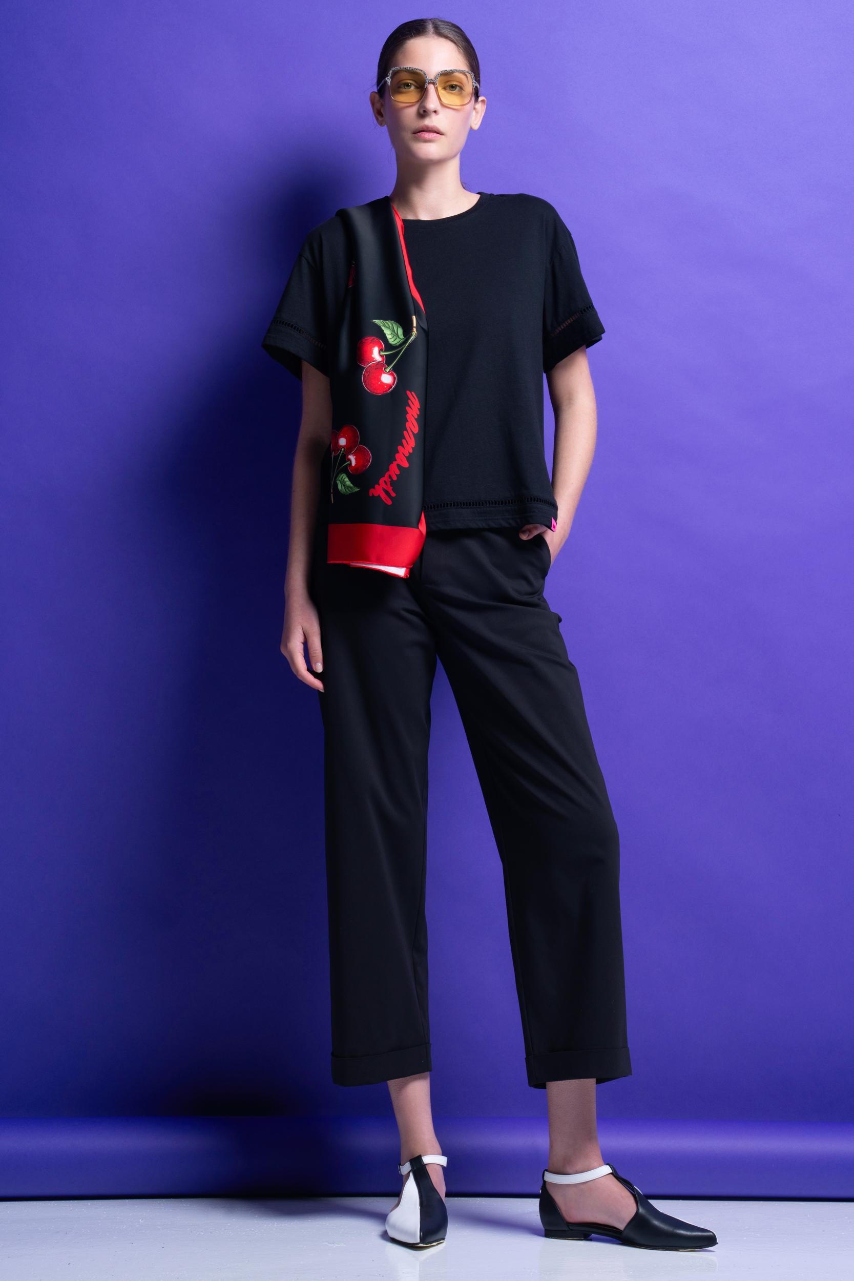 T-SHIRT ΜΟΝΟΧΡΩΜΑ (BLACK) MAMOUSH