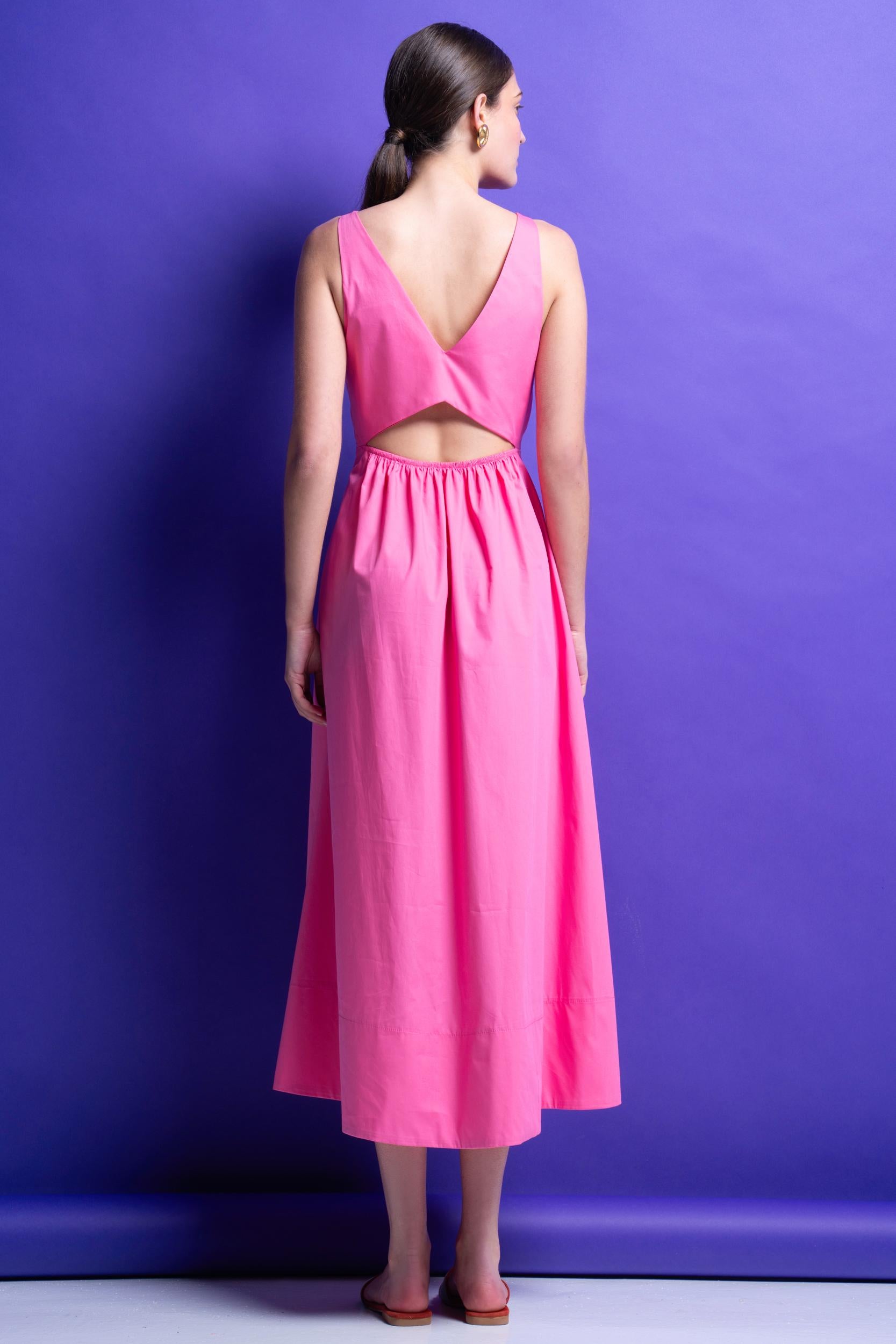 ‘VICTORIA’ ΒΑΜΒΑΚΕΡΟ ΜΙΝΤΙ ΦΟΡΕΜΑ (PINK) MAMOUSH