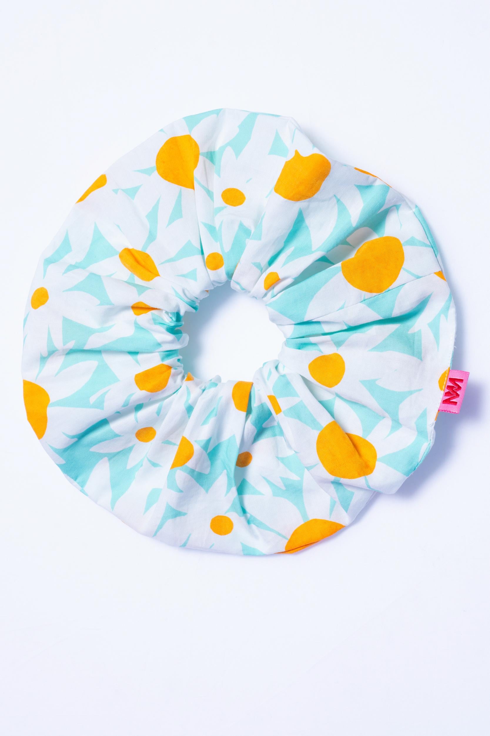 SCRUNCHIES (MINT DAISIES) MAMOUSH