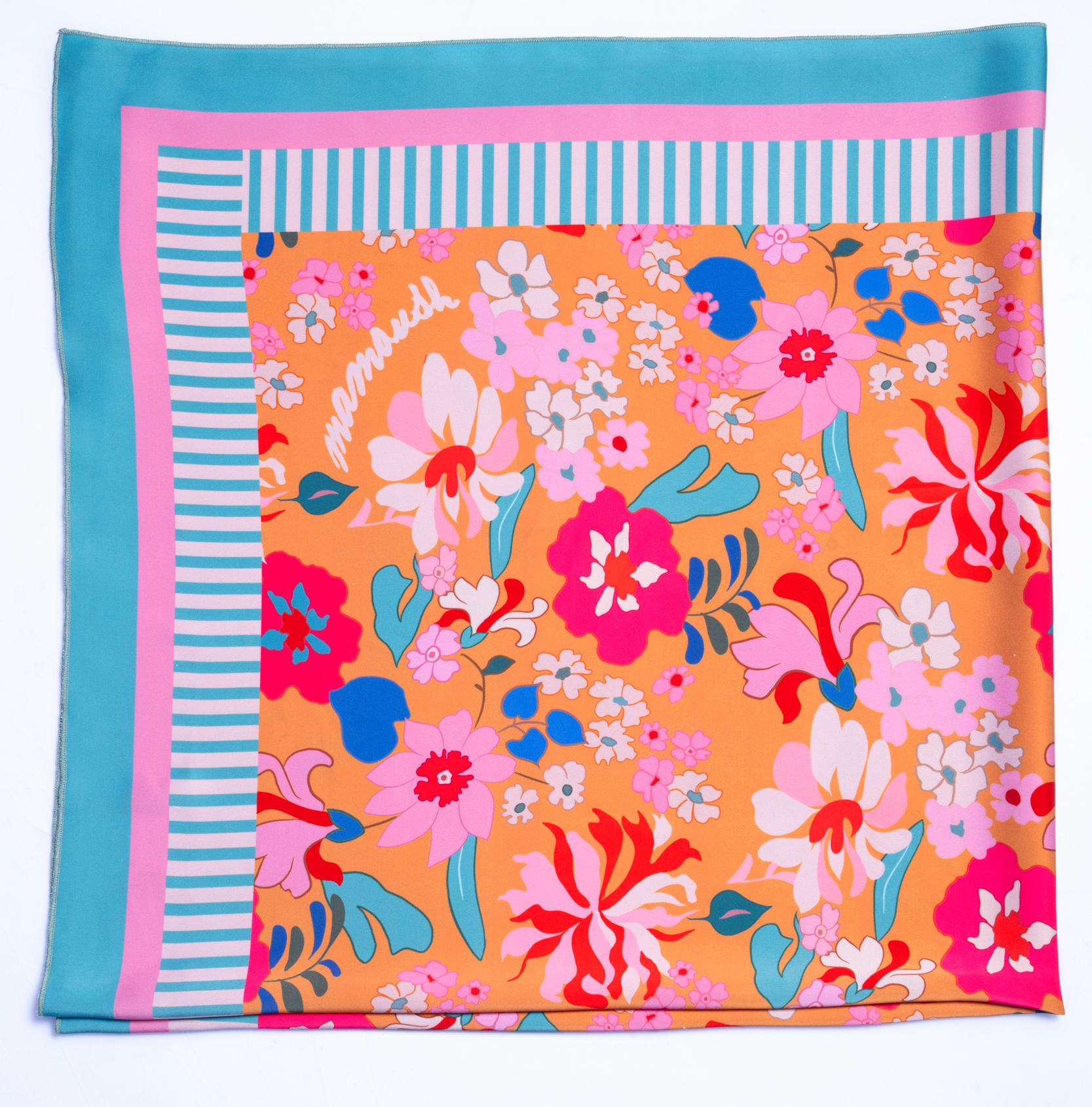 ALYSSA' ΜΑΝΤΗΛΙ-ΠΑΡΕΟ (FLORAL PRINT) MAMOUSH