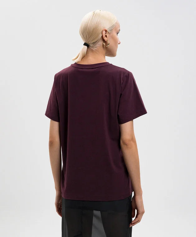 T-SHIRT ΜΕ ΠΛΑΚΑ ΣΤΡΑΣ ΟΒΑΛ Τ TWINSET