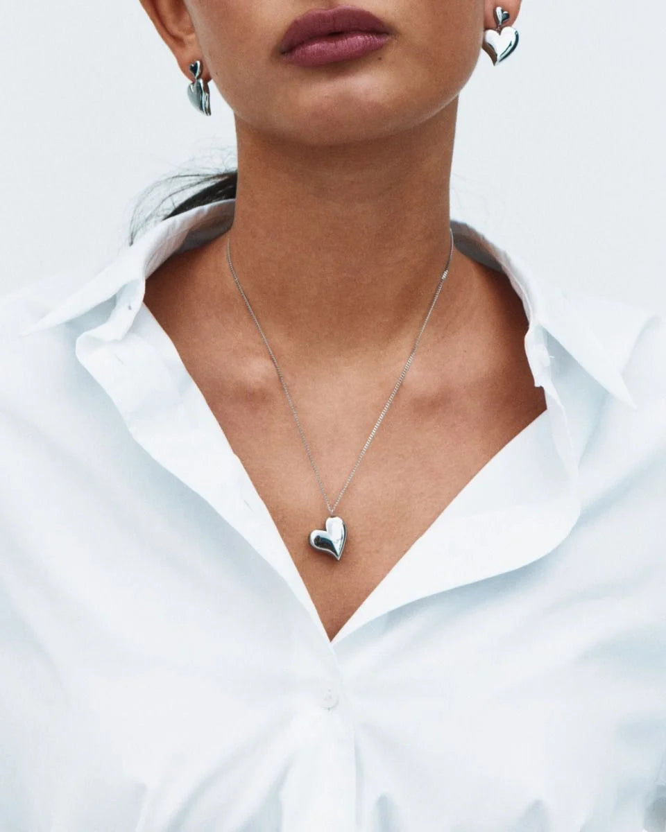 ΚΟΛΙΕ AMORINA ΑΣΗΜΕΝΙΟ ΣΕ ΣΧΗΜΑ ΚΑΡΔΙΑΣ L EDBLAD