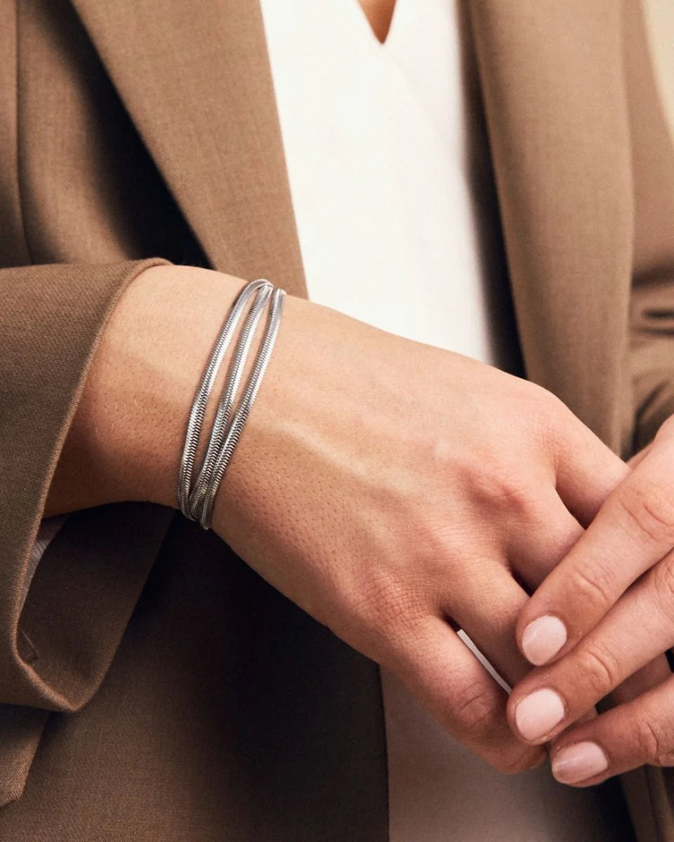 HERRINGBONE TRIPLE ΒΡΑΧΙΟΛΙ STEEL EDBLAD