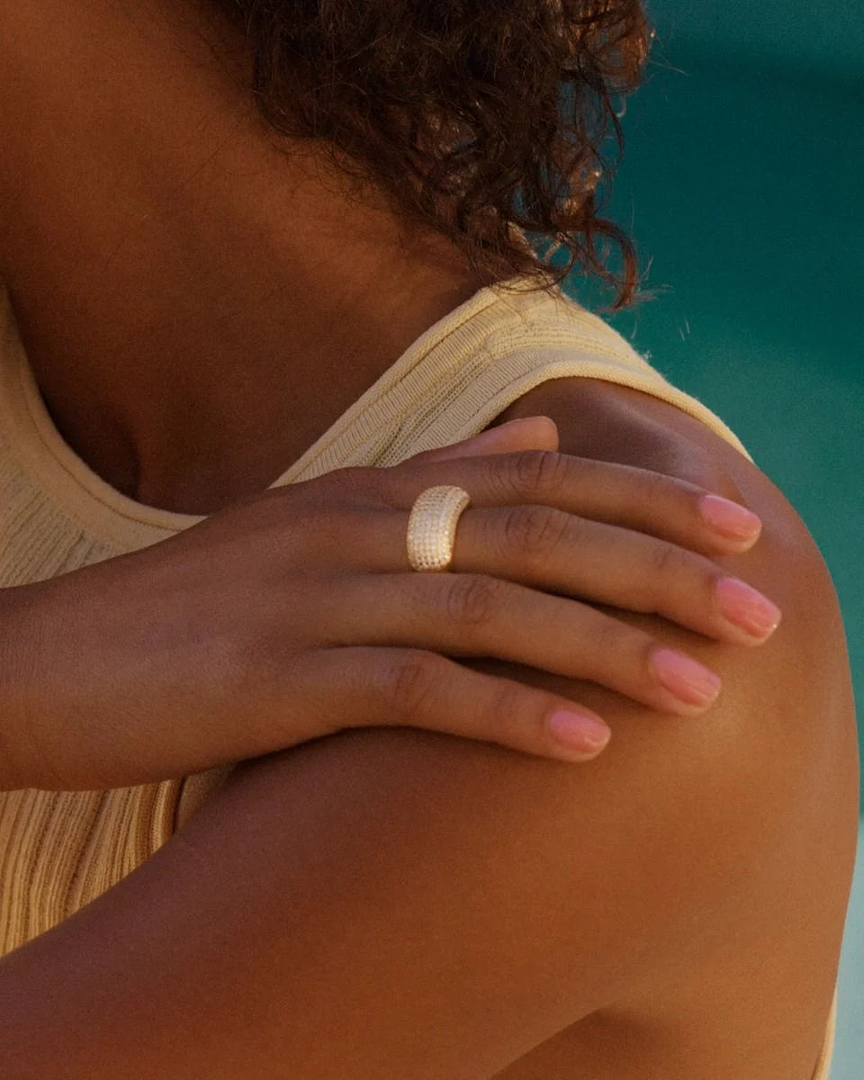 ΧΡΥΣΟ ΔΑΧΤΥΛΙΔΙ ΑΠΟ ΑΣΗΜΙ MAXI LUXE EDBLAD