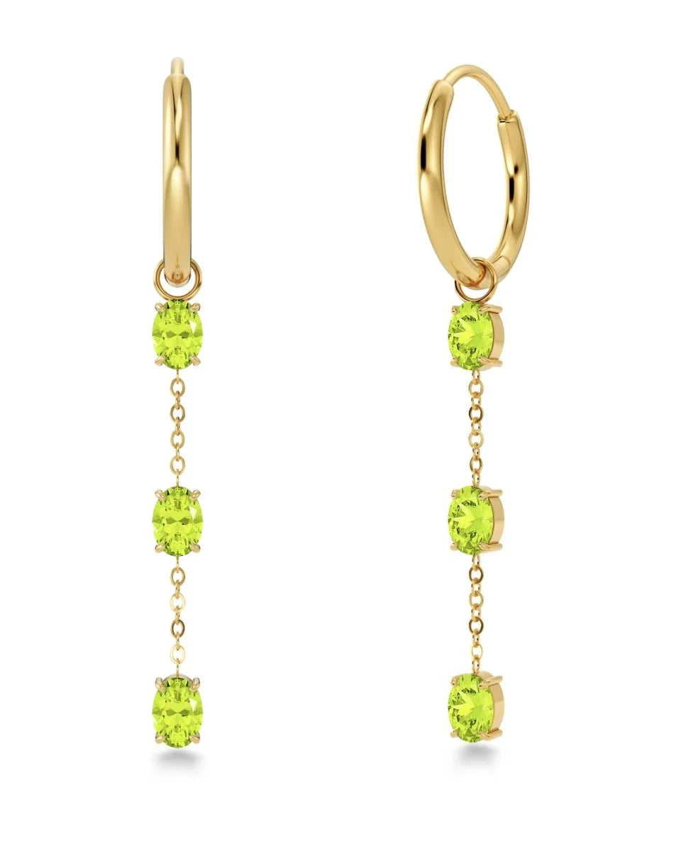 ΣΚΟΥΛΑΡΙΚΙΑ MISTY HOOPS ΠΡΑΣΙΝΟ ΧΡΥΣΟ EDBLAD